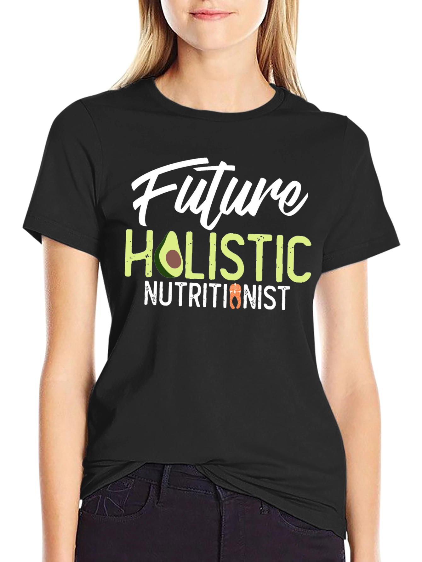 Future Holistic Nutritionist Black T-Shirt