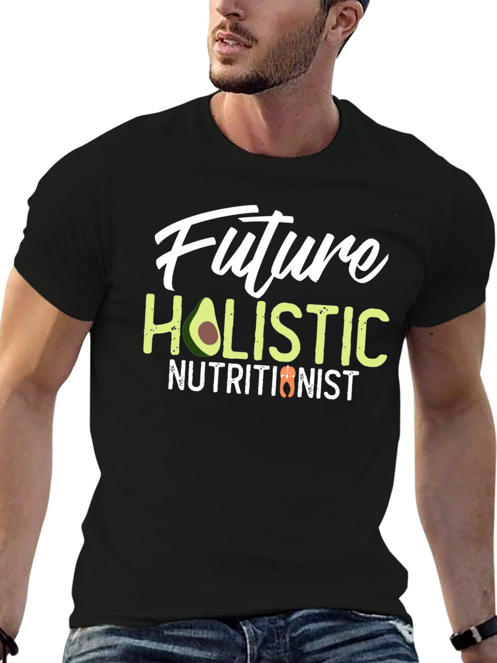 Future Holistic Nutritionist Black T-Shirt