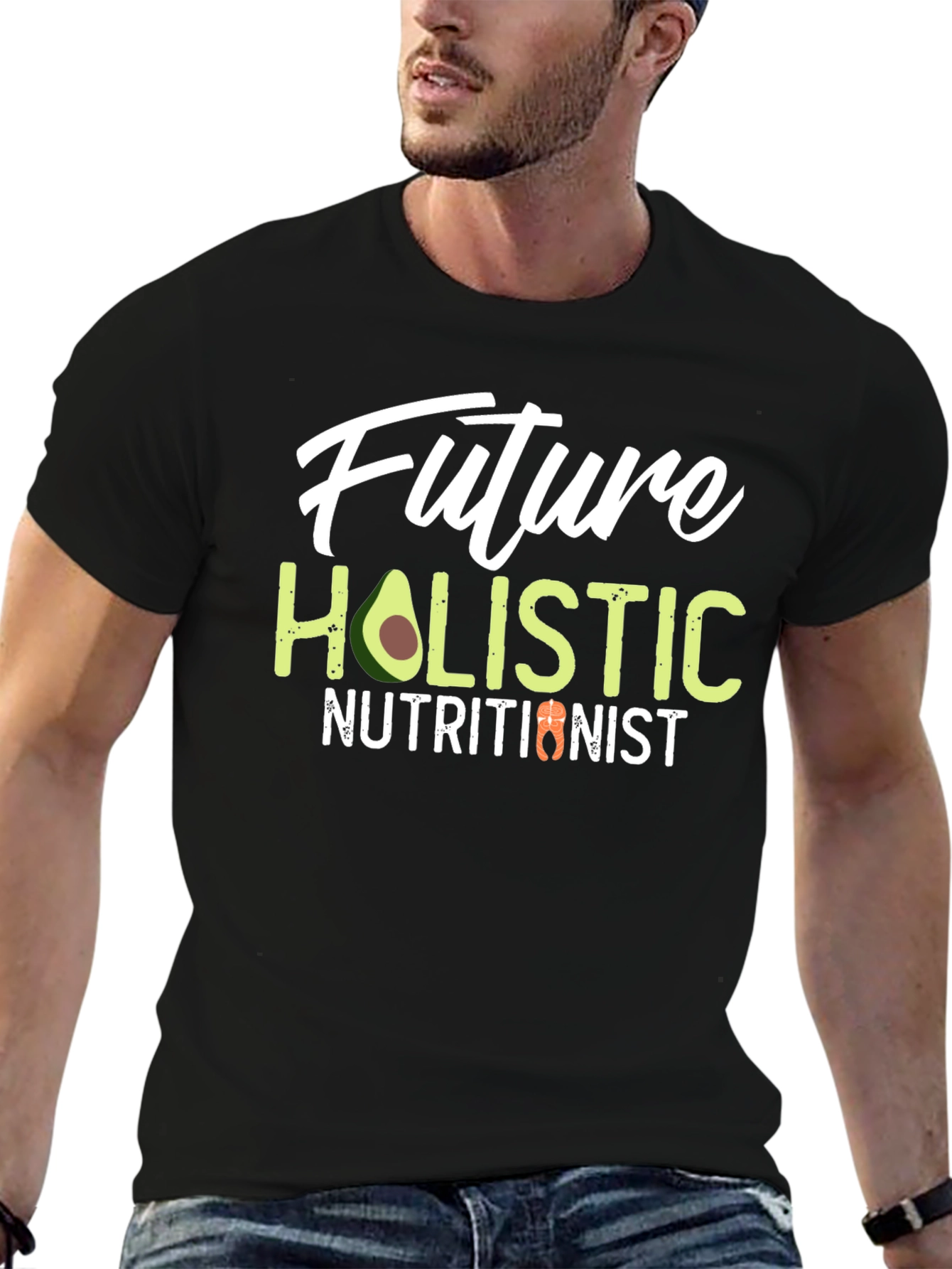 Future Holistic Nutritionist Black T-Shirt