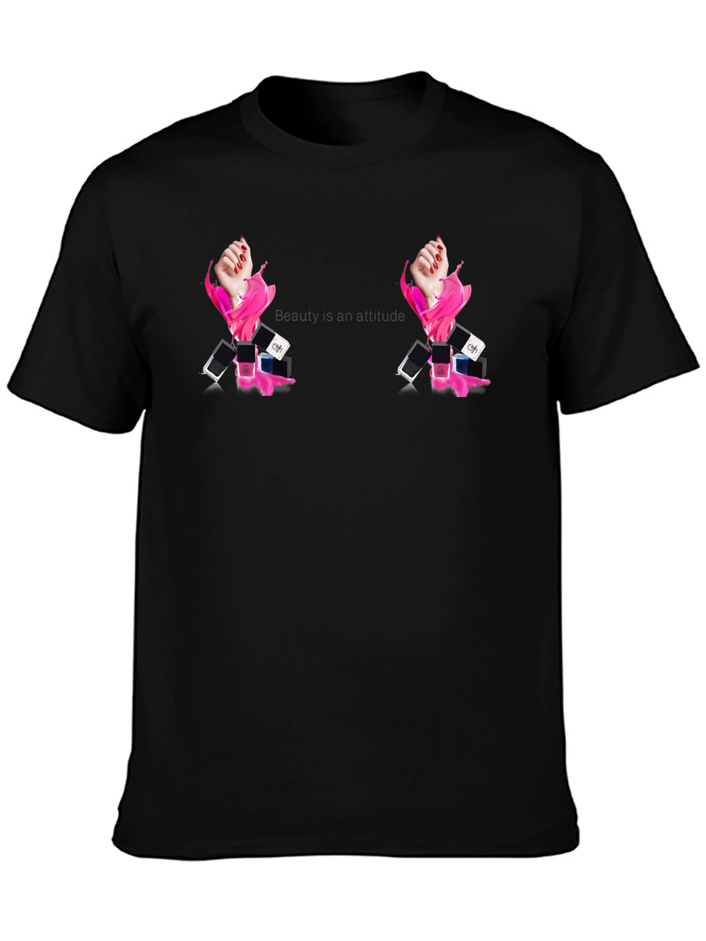 Beauty Attitude Black Graphic Tee
