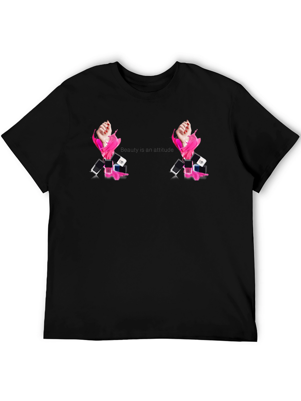 Beauty Attitude Black Graphic Tee