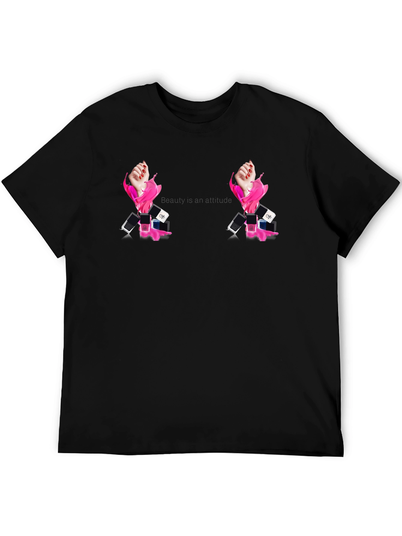 Beauty Attitude Black Graphic Tee