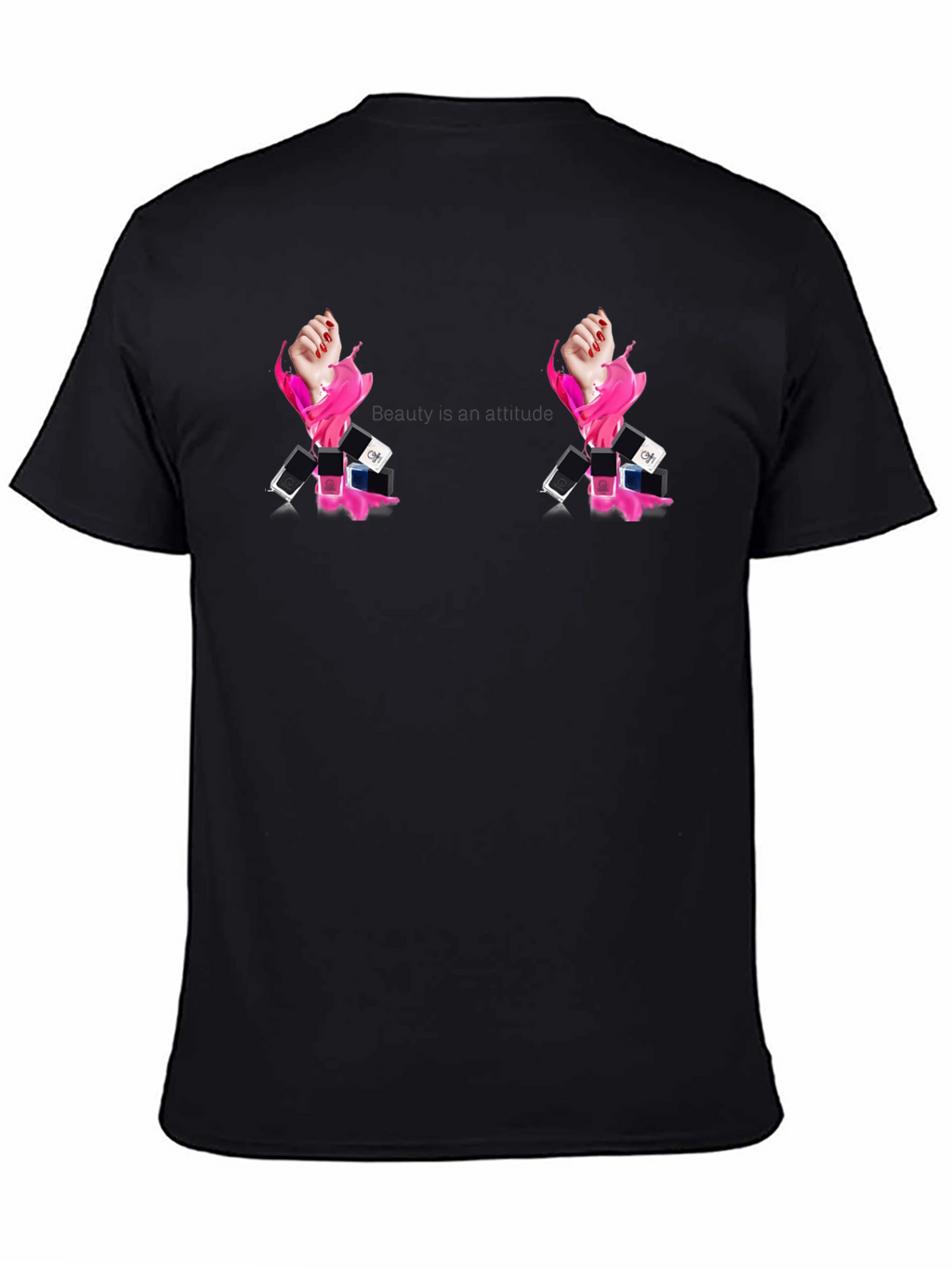 Beauty Attitude Black Graphic Tee