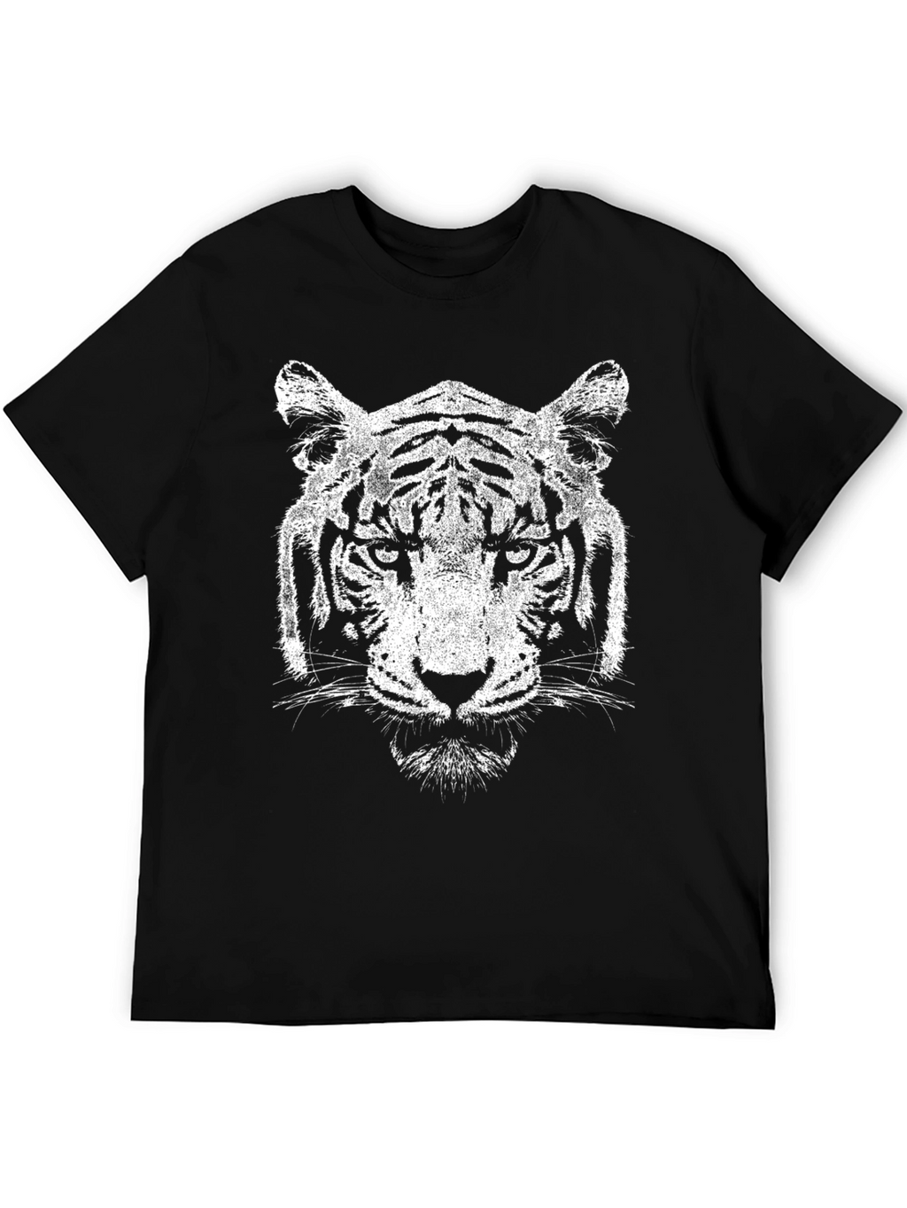 Tiger Graphic Tee - Distressed Print