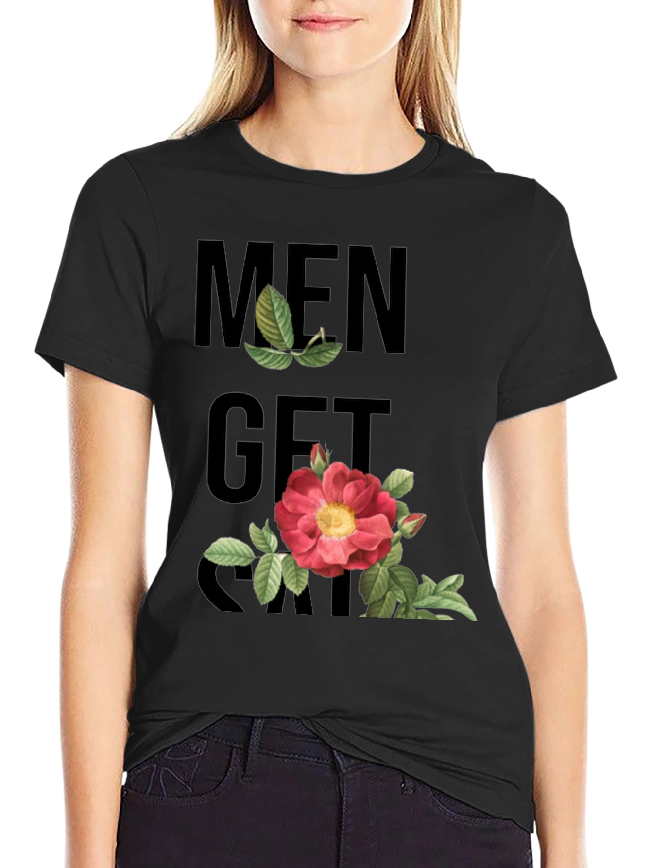 Men Get Gayer T-Shirt - Floral Graphic Tee