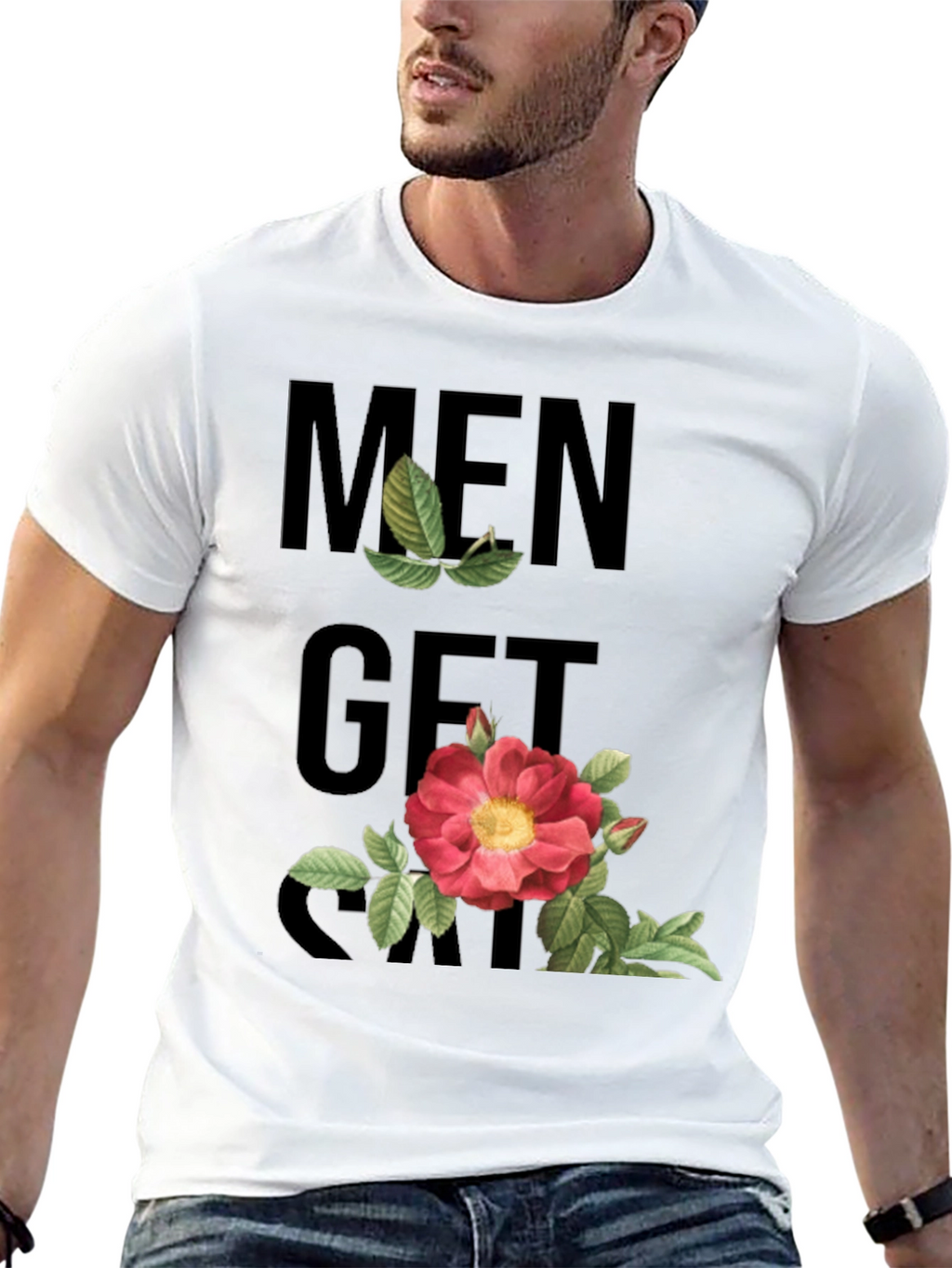 Men Get Gayer T-Shirt - Floral Graphic Tee