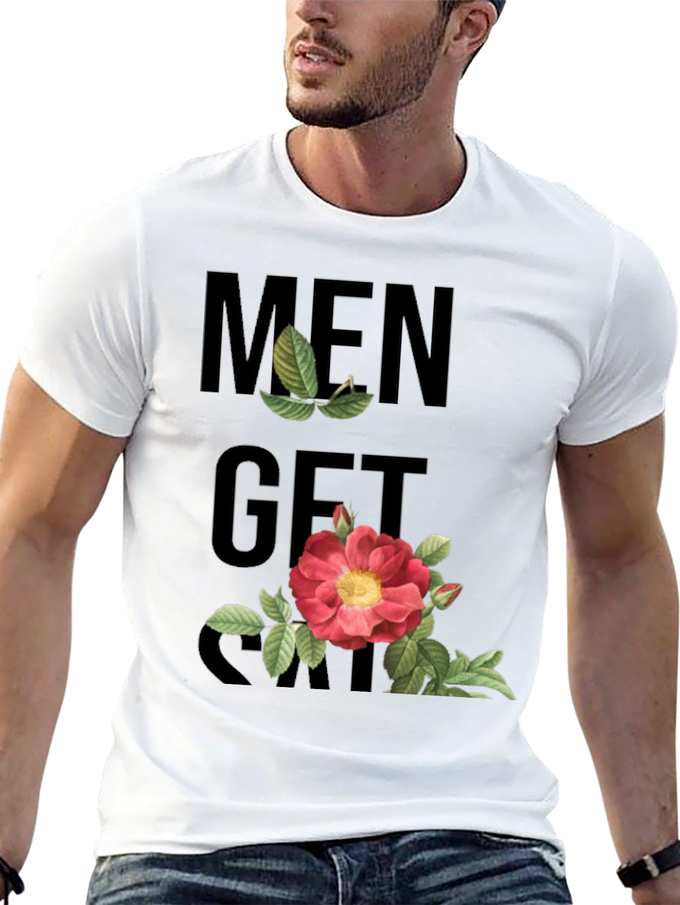 Men Get Gayer T-Shirt - Floral Graphic Tee