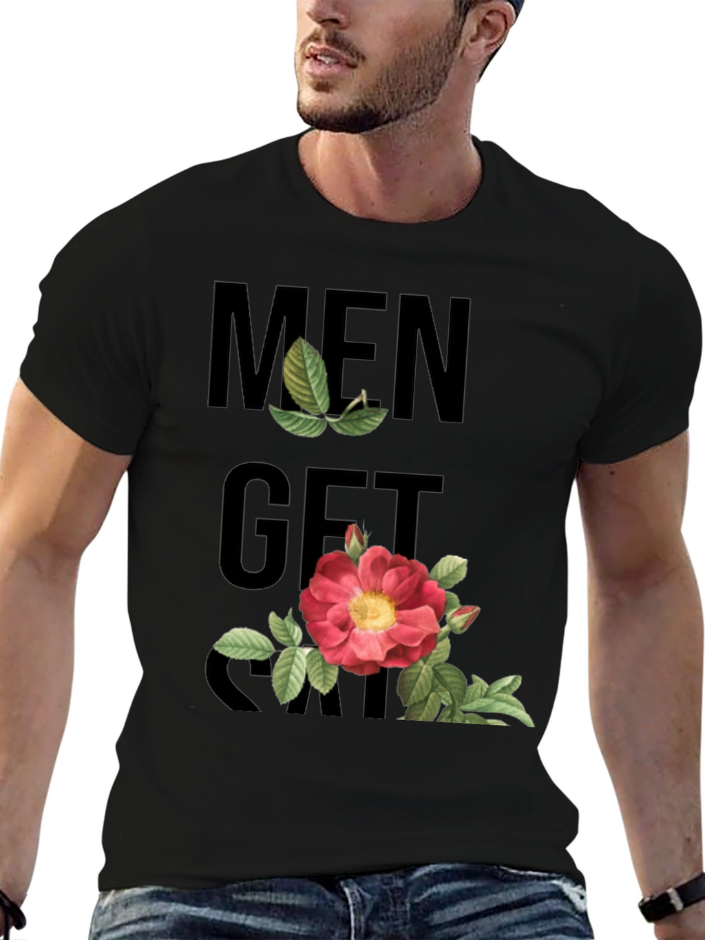 Men Get Gayer T-Shirt - Floral Graphic Tee