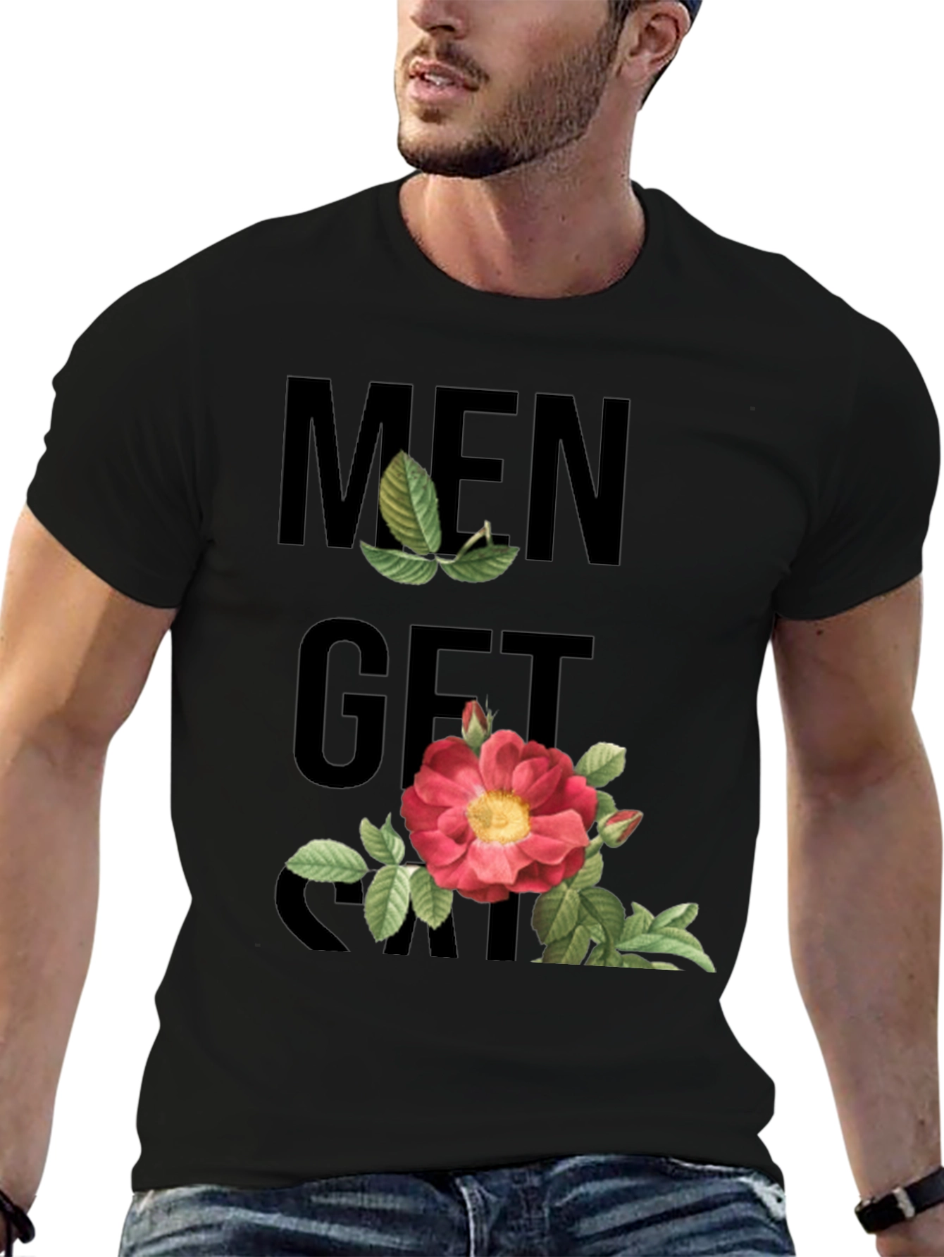 Men Get Gayer T-Shirt - Floral Graphic Tee