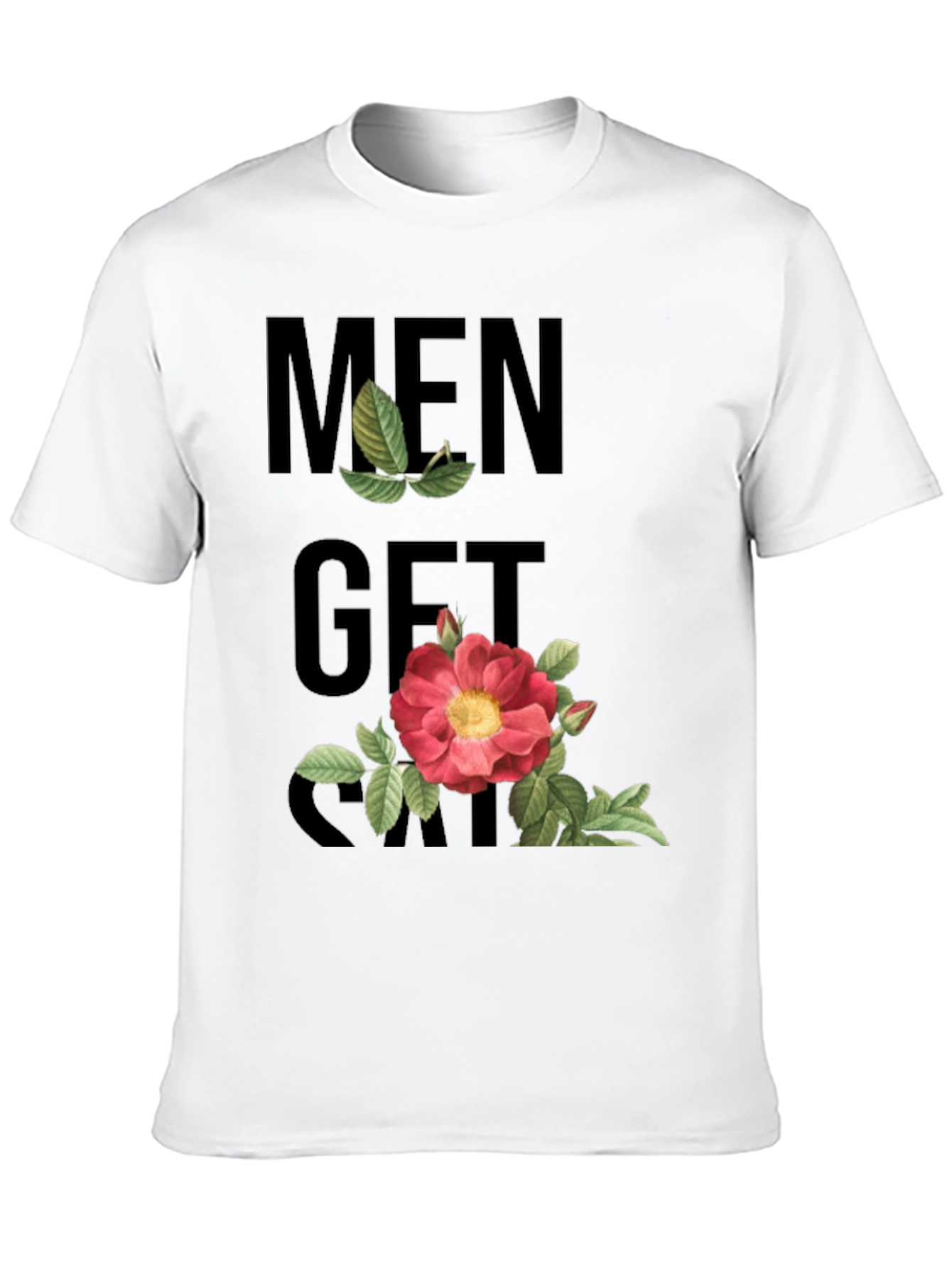 Men Get Gayer T-Shirt - Floral Graphic Tee