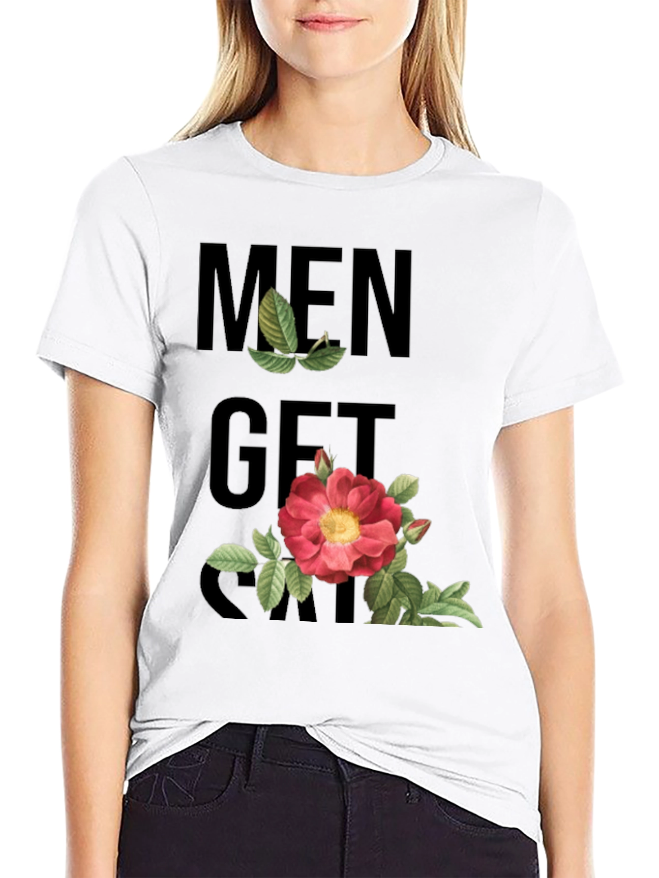 Men Get Gayer T-Shirt - Floral Graphic Tee