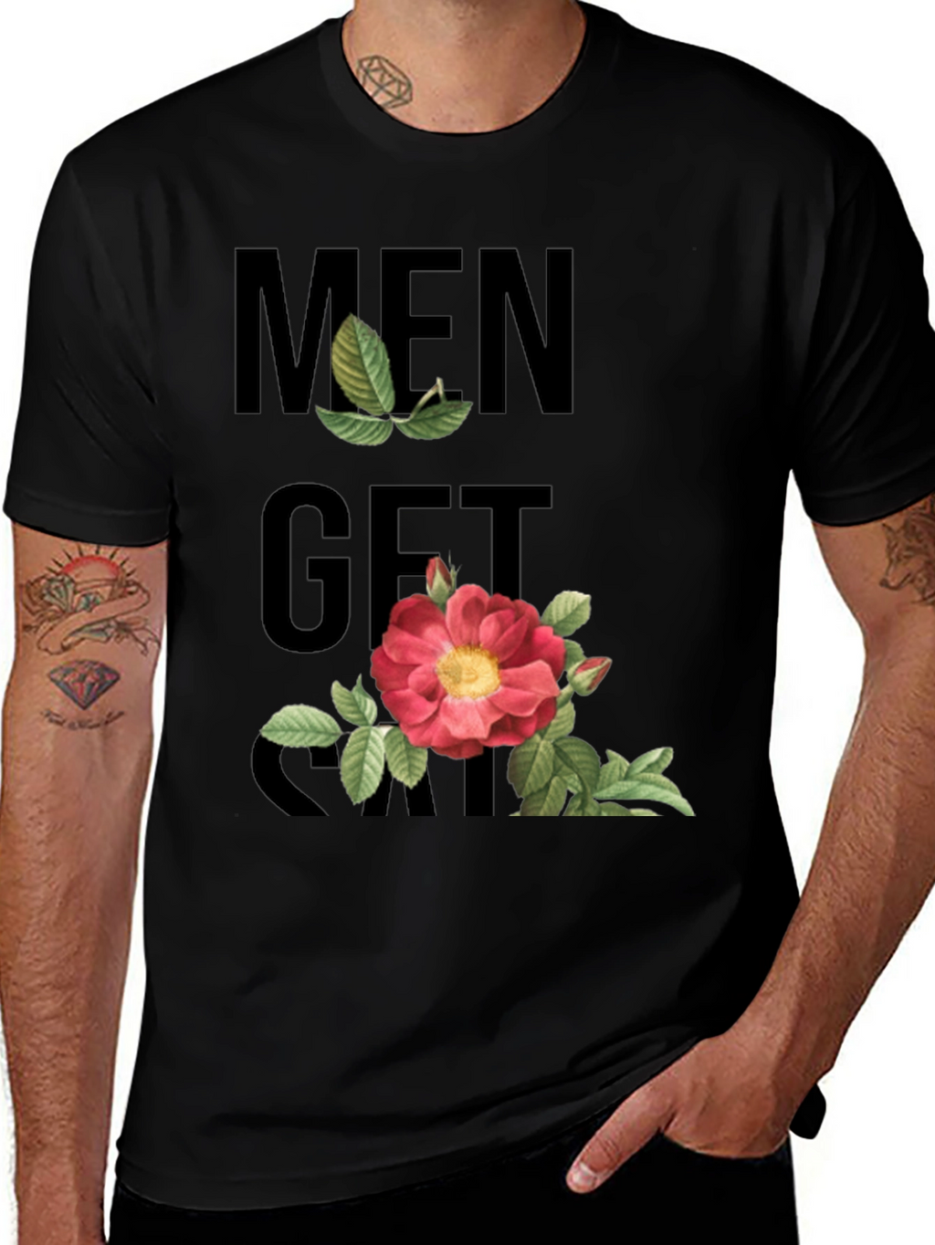 Men Get Gayer T-Shirt - Floral Graphic Tee
