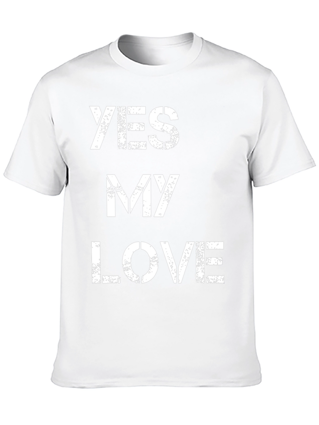 Yes My Love Graphic Tee - Black Cotton T-Shirt
