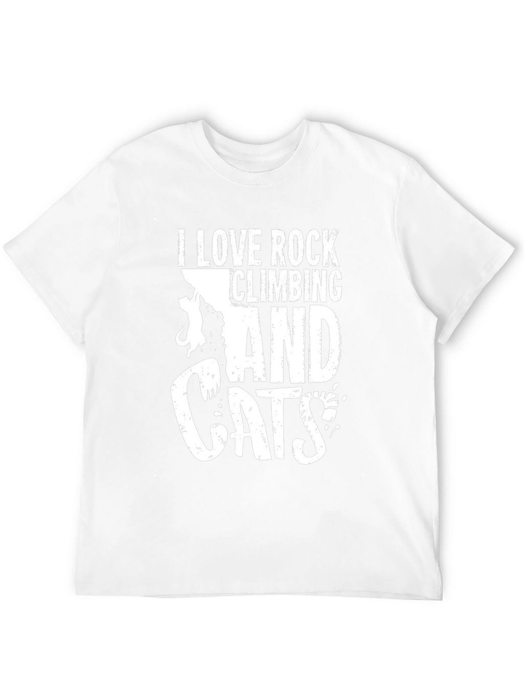 Rock Climbing and Cats Graphic Tee