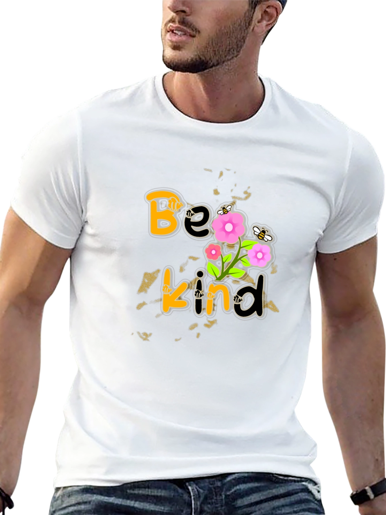 Be Kind Floral Graphic Tee