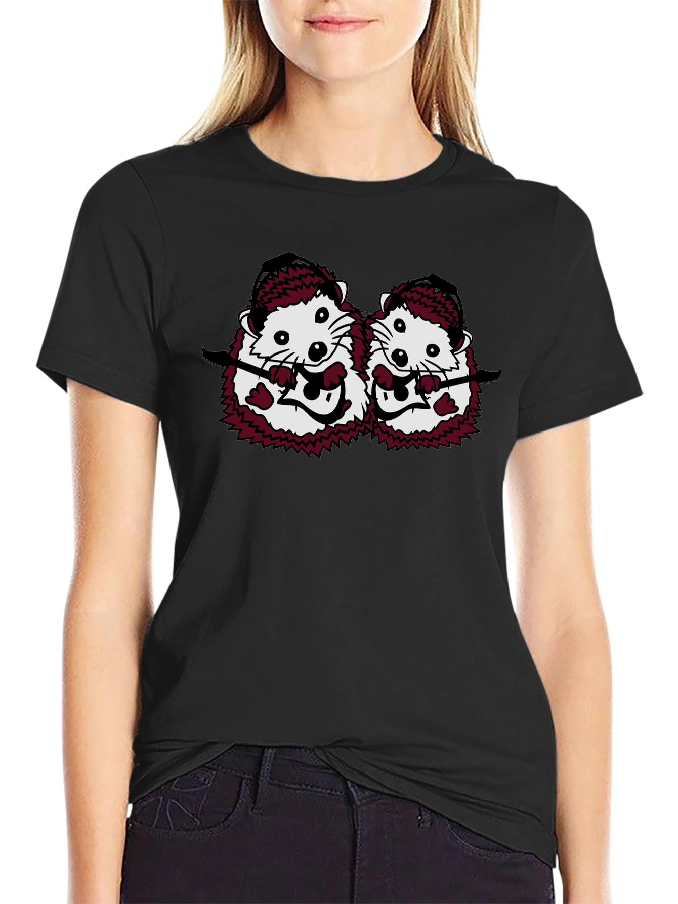 Whimsical Hedgehog Band T-Shirt