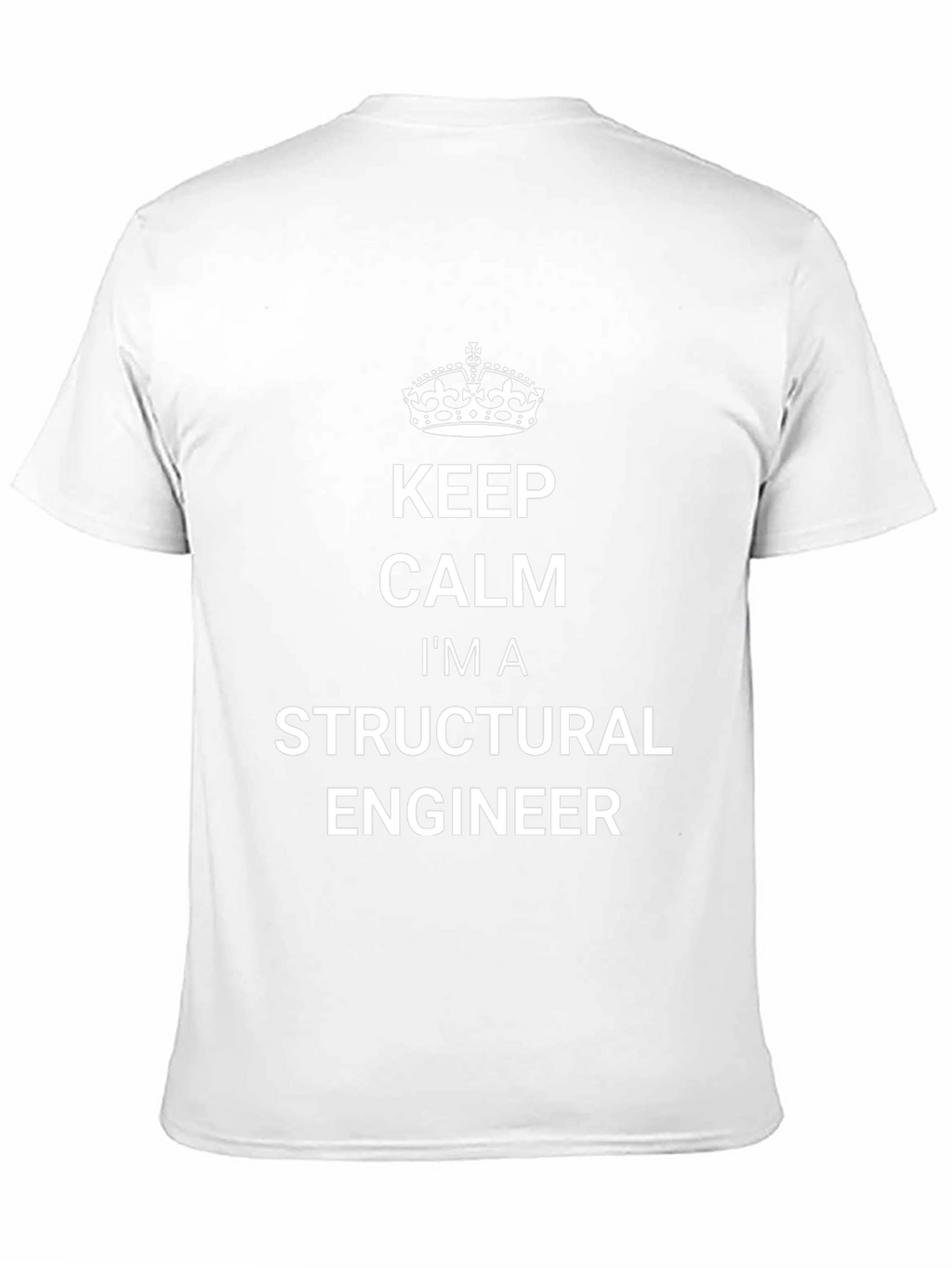 Keep Calm Structural Engineer Black T-Shirt
