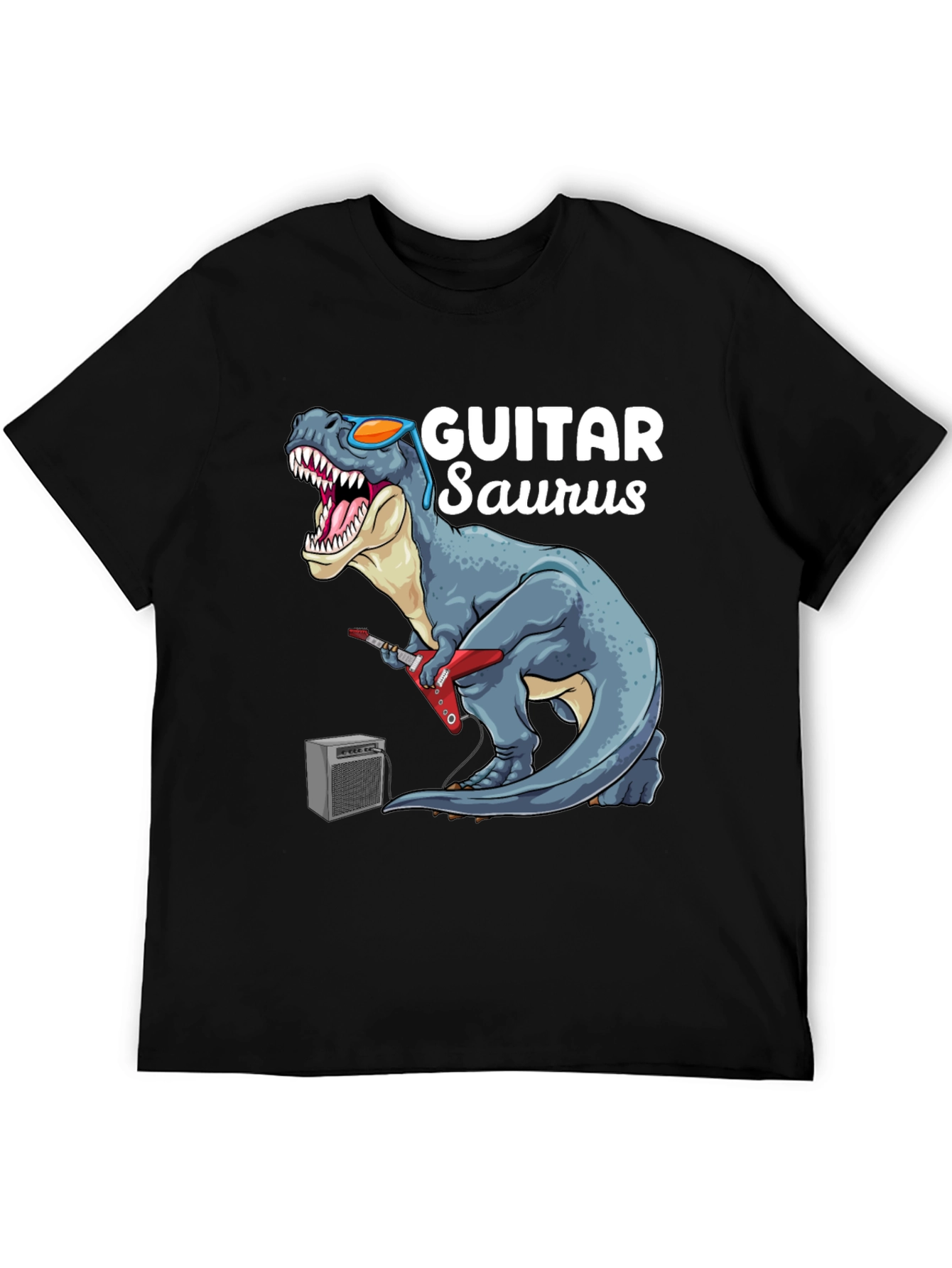GuitarSaurus T-Shirt: Rock n Roll Dino Style!