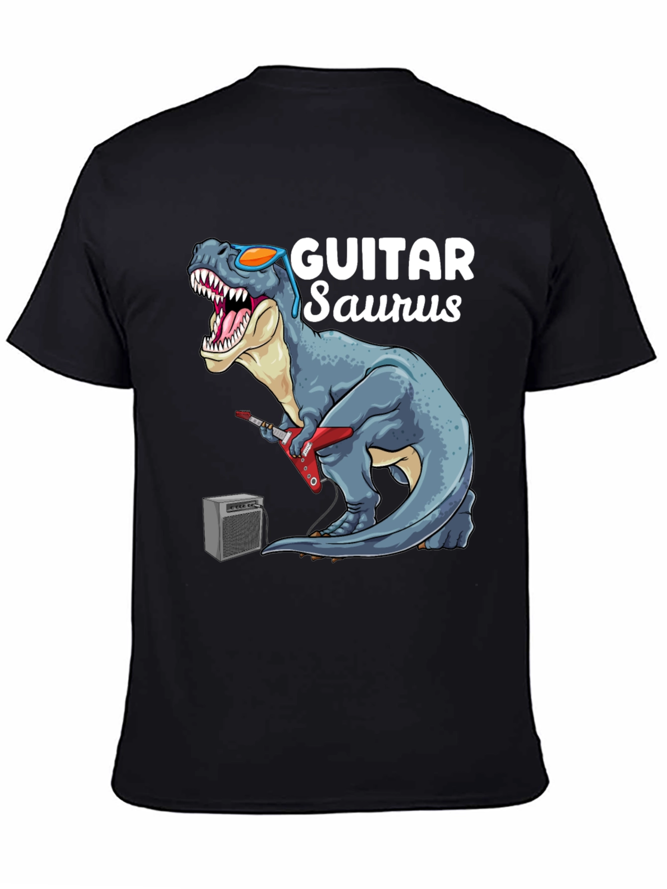 GuitarSaurus T-Shirt: Rock n Roll Dino Style!