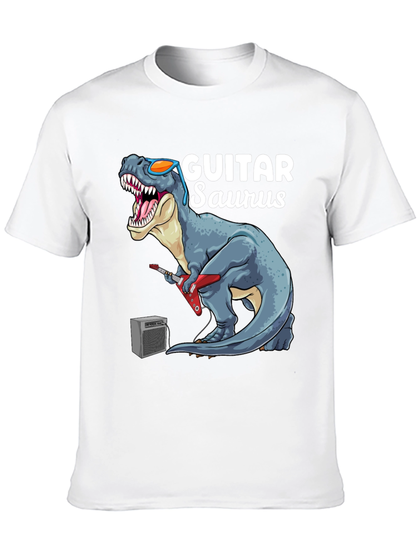 GuitarSaurus T-Shirt: Rock n Roll Dino Style!