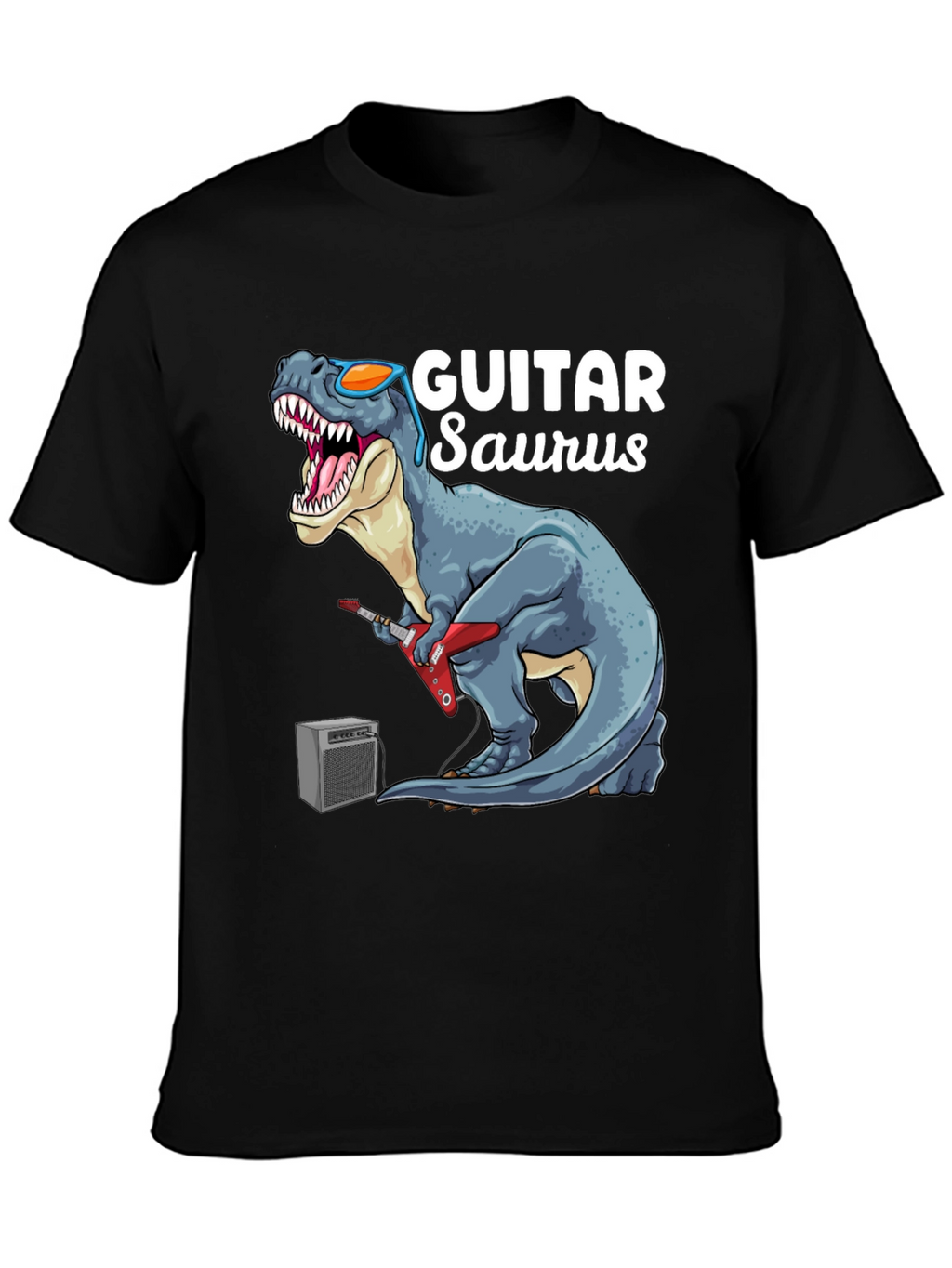 GuitarSaurus T-Shirt: Rock n Roll Dino Style!