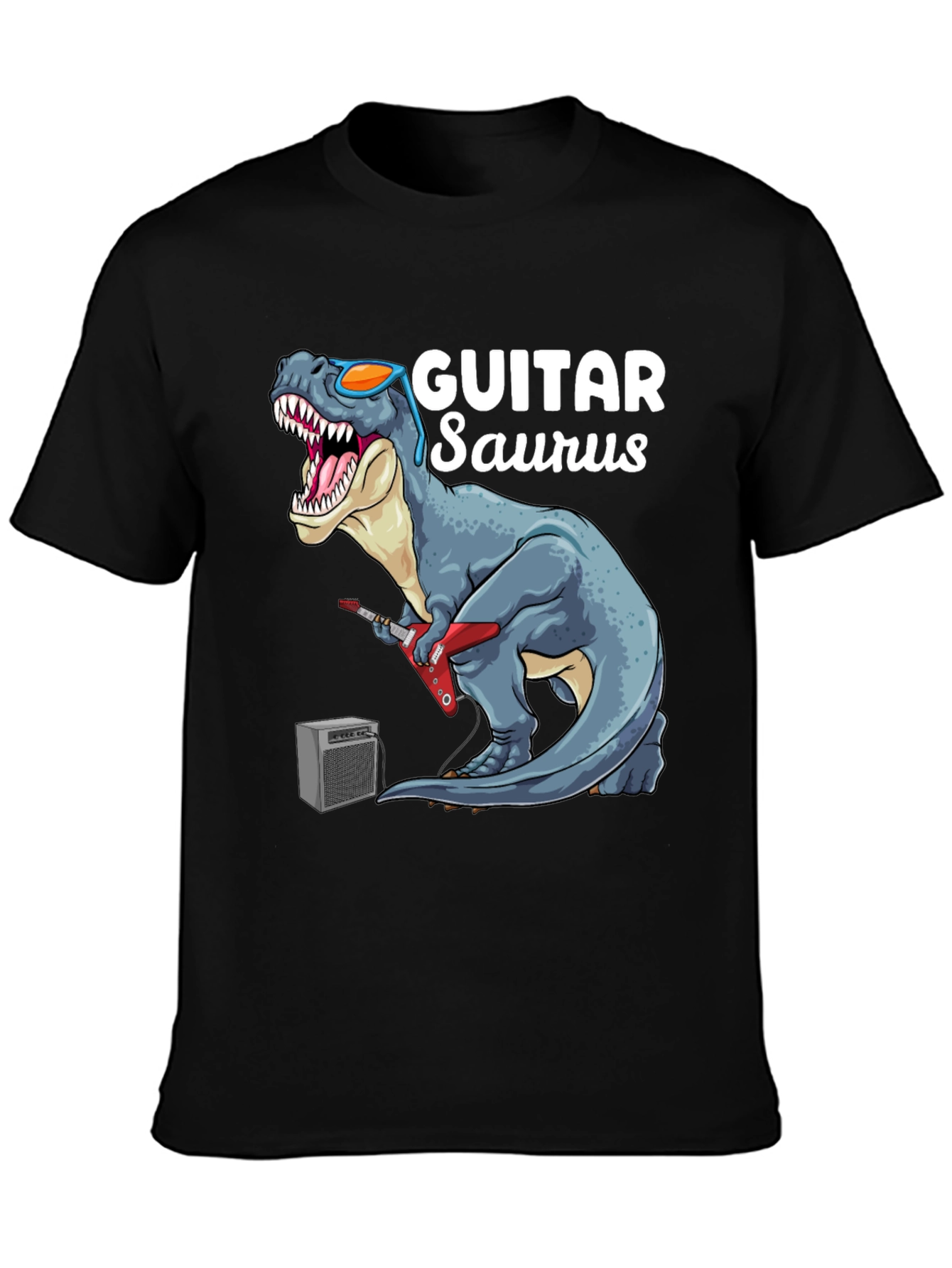 GuitarSaurus T-Shirt: Rock n Roll Dino Style!