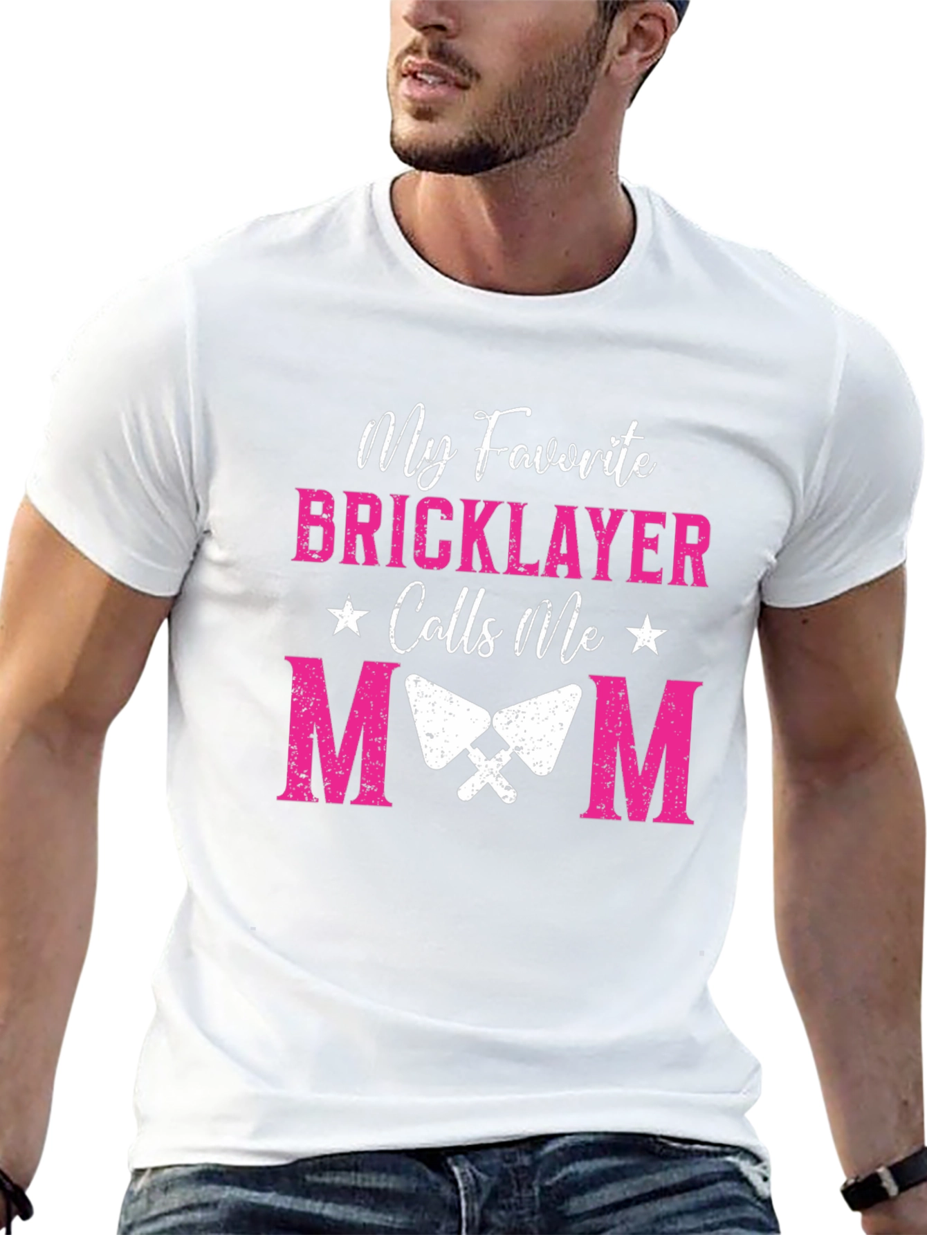 My Favorite Bricklayer Calls Me Mom Graphic Tee