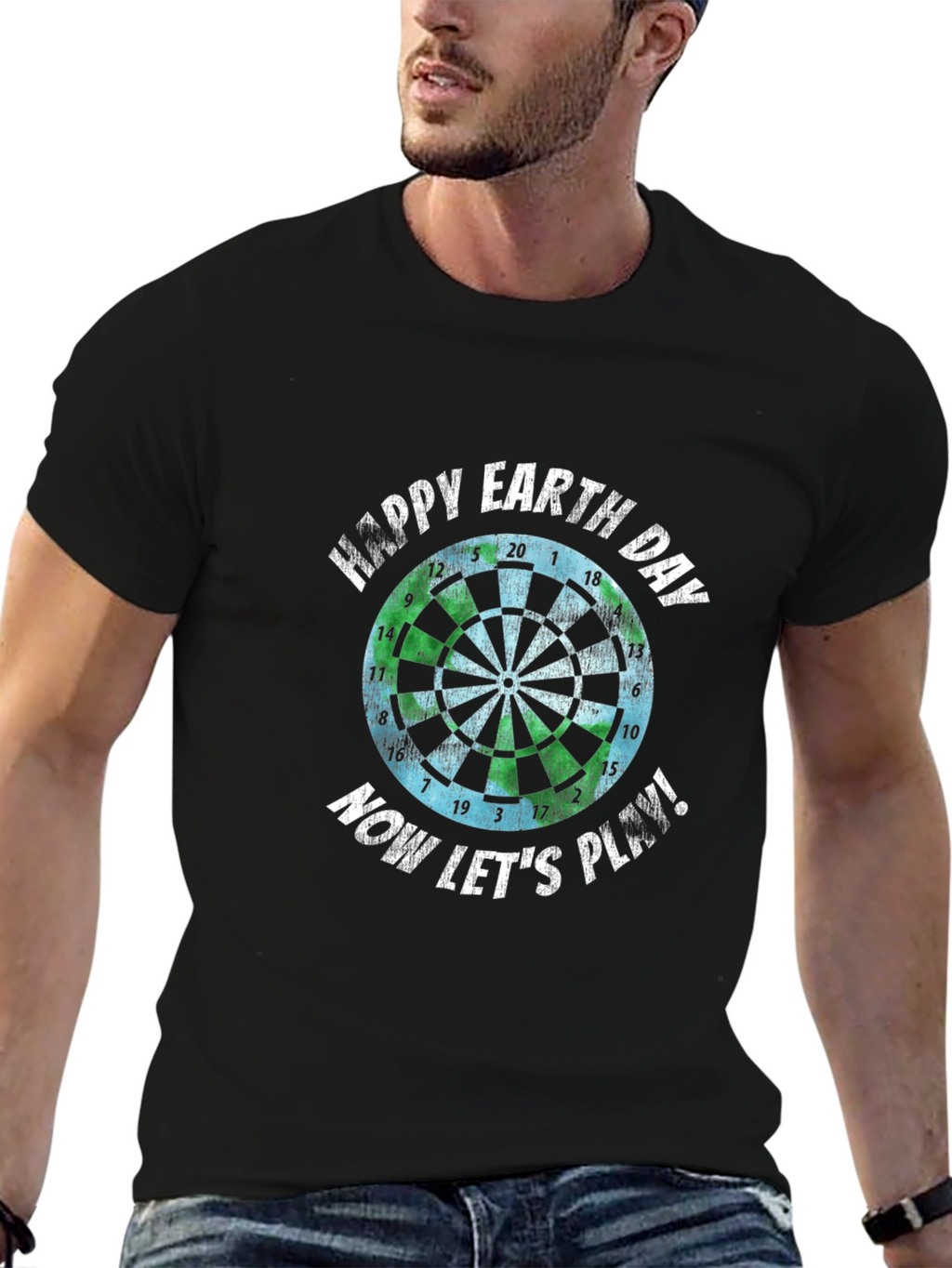 Happy Earth Day Dartboard T-Shirt
