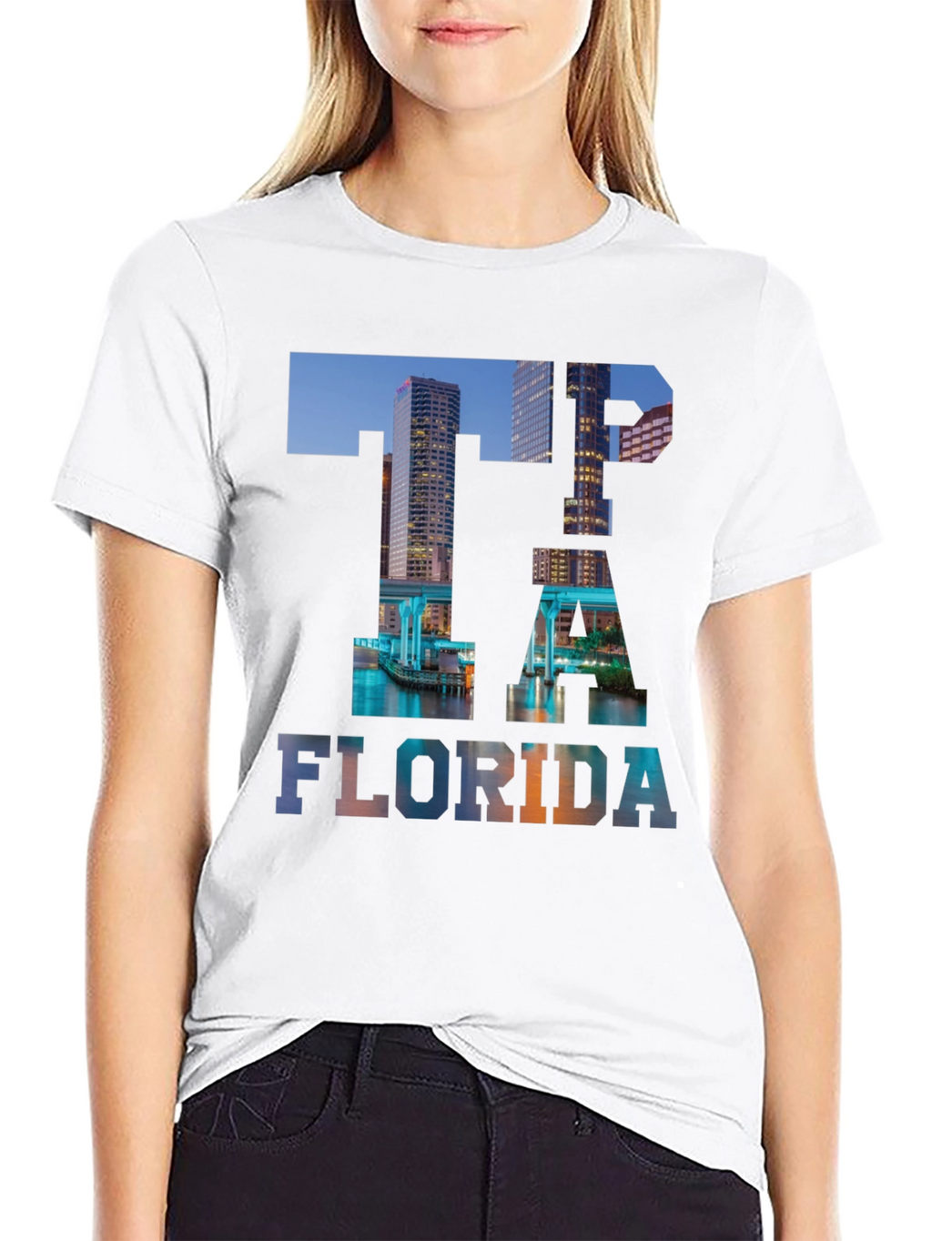 Tampa Florida Skyline T-Shirt - Cityscape Graphic Tee