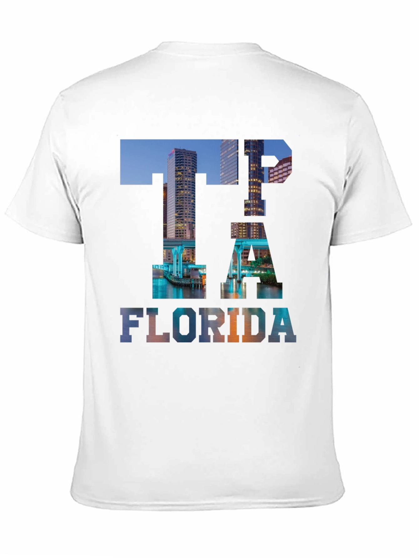 Tampa Florida Skyline T-Shirt - Cityscape Graphic Tee