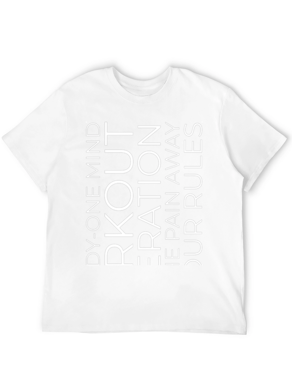 Workout Motivation Graphic Tee - Train Your Mind