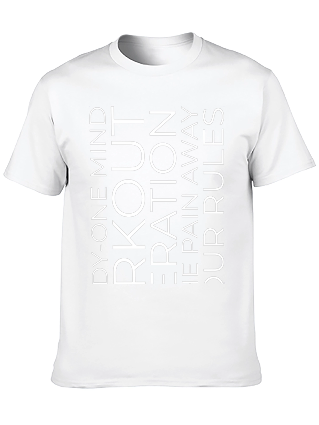 Workout Motivation Graphic Tee - Train Your Mind