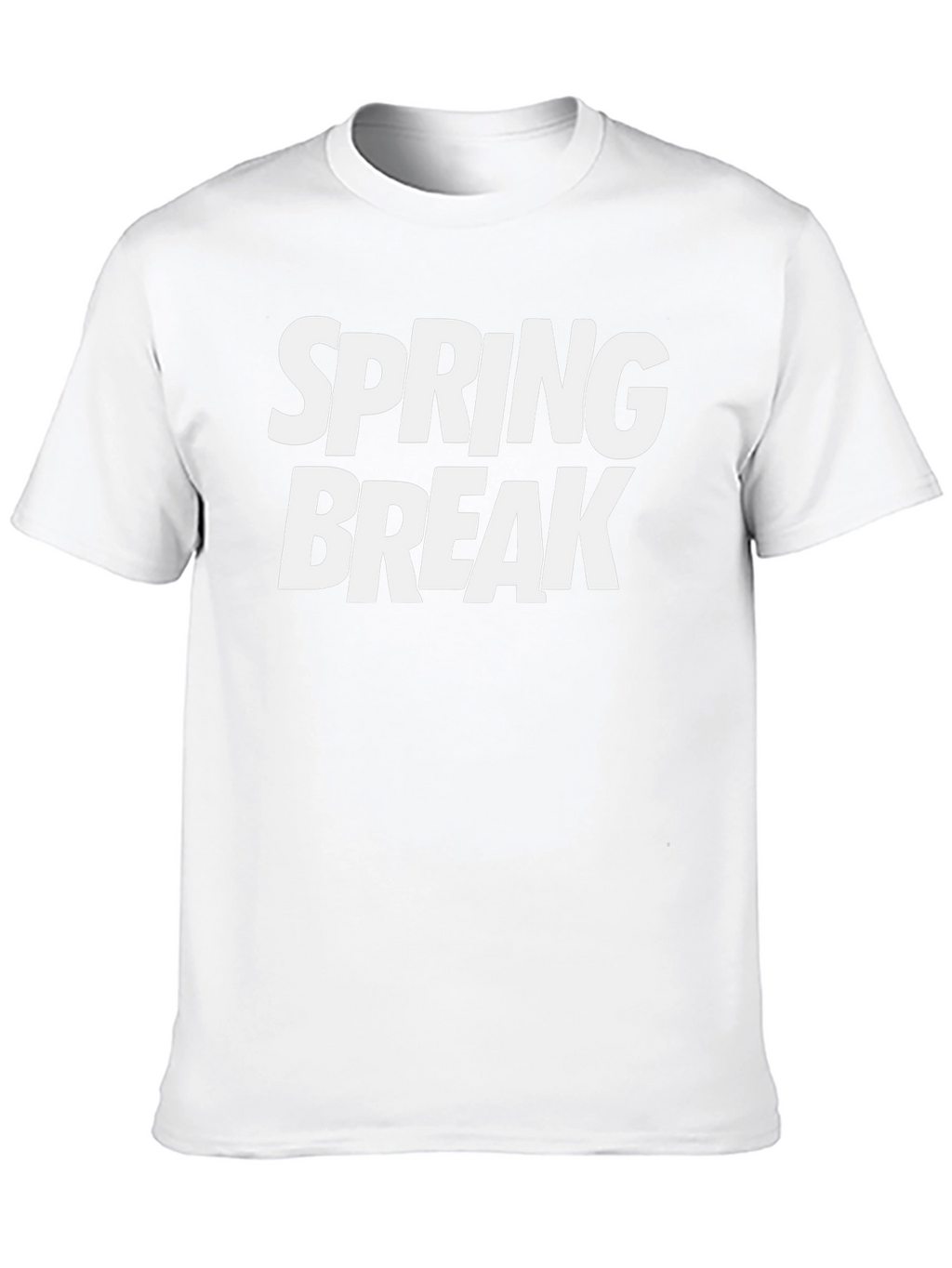 Spring Break Graphic T-Shirt - Black