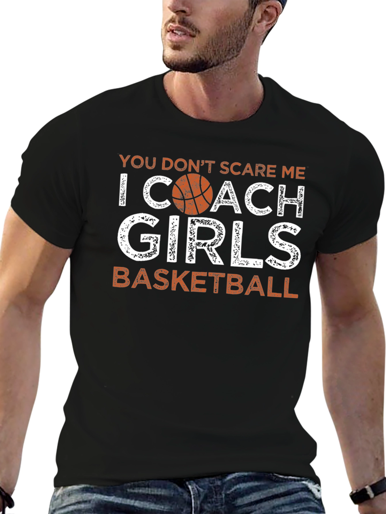 Girls Basketball Coach T-Shirt - Funny Graphic Tee