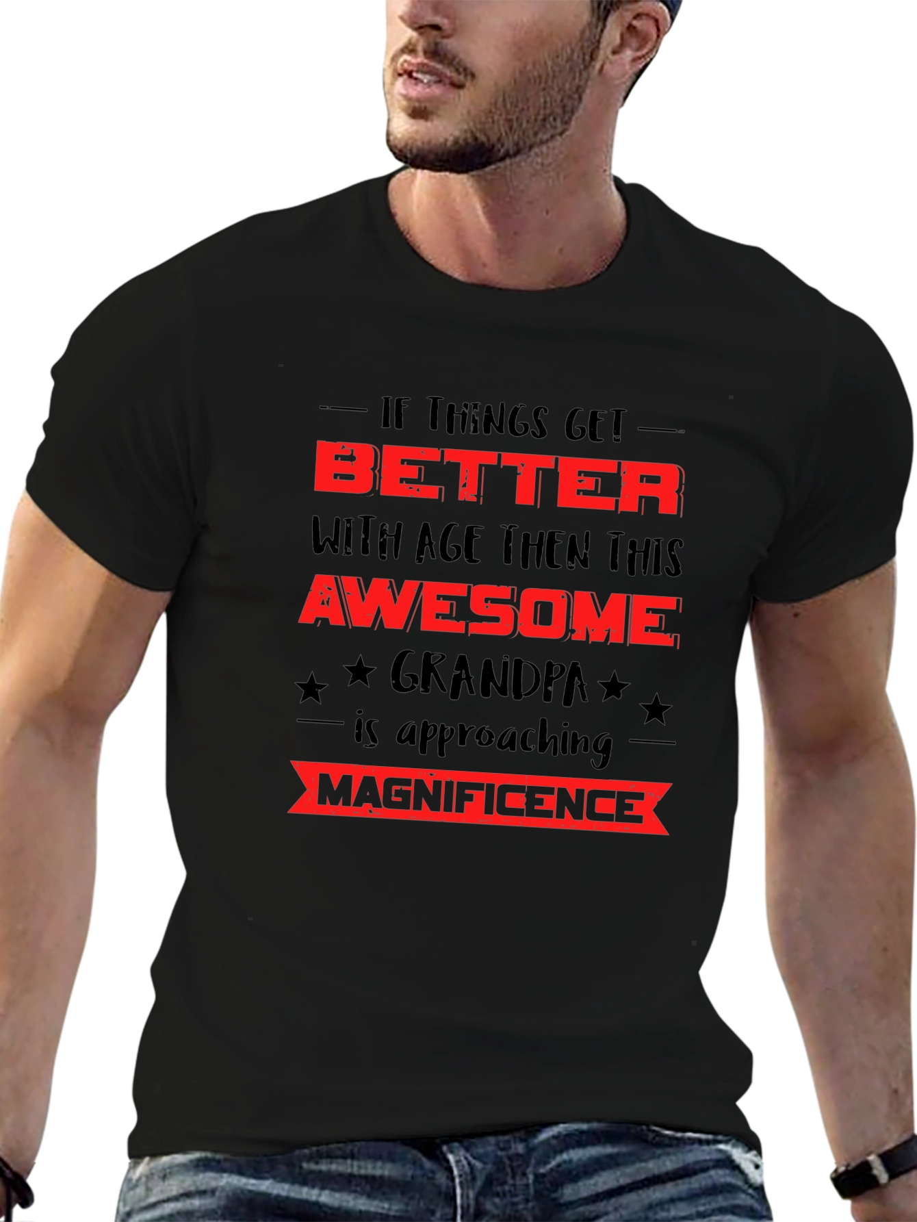 Awesome Grandpa T-Shirt - Better With Age