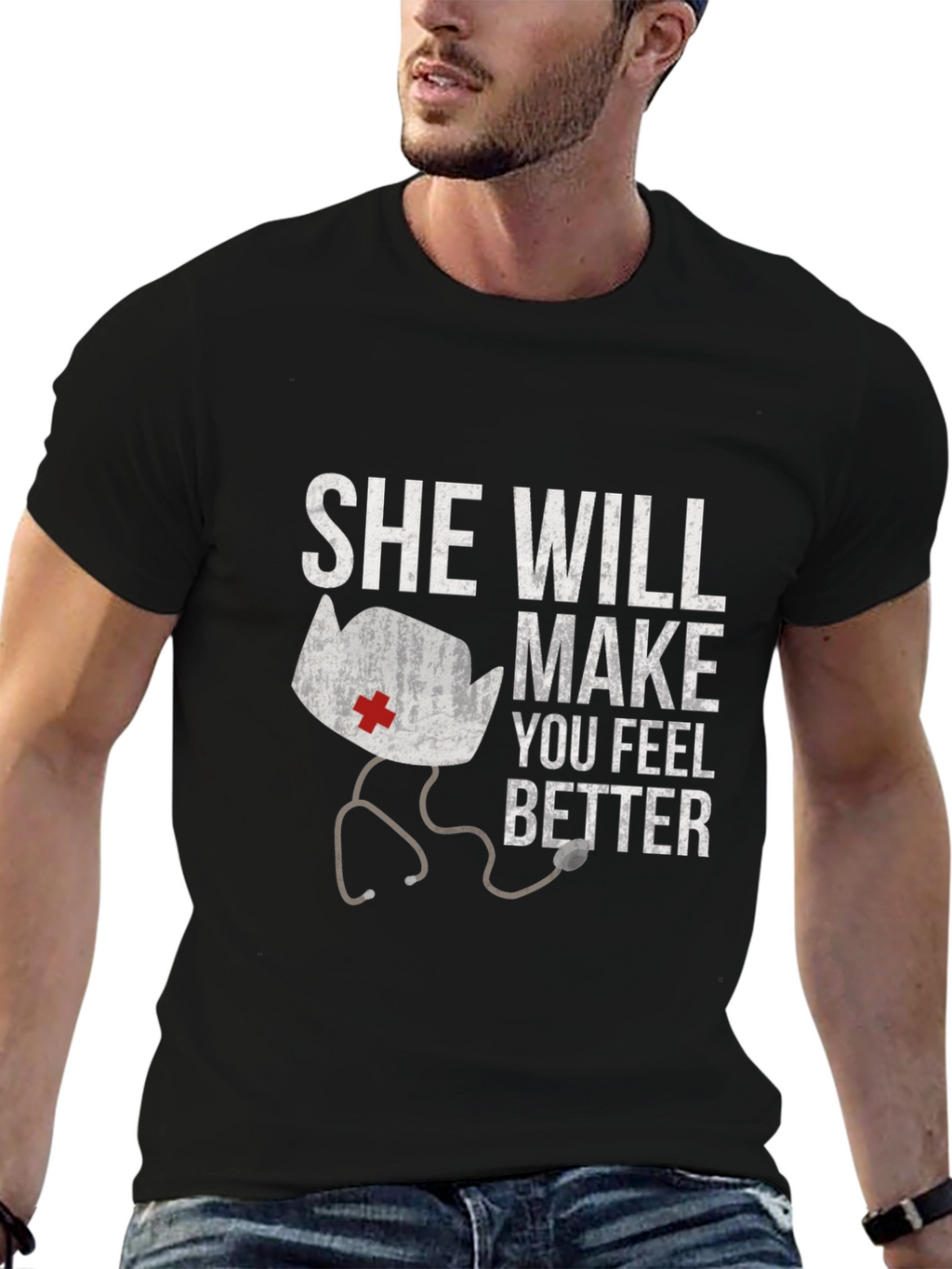 She Will Make You Feel Better Graphic T-Shirt