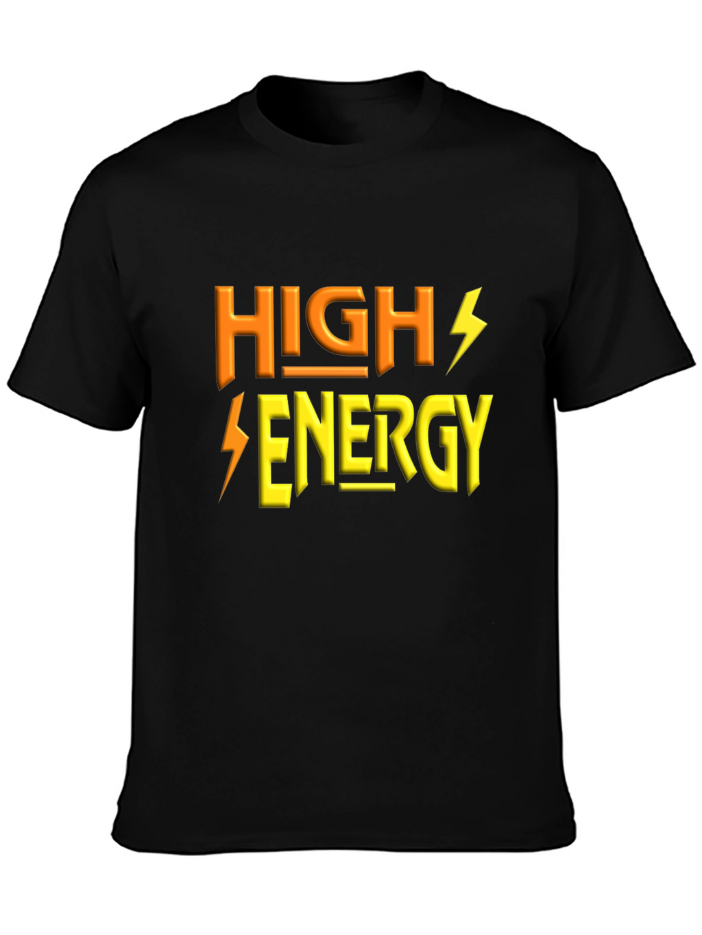 High Energy Black T-Shirt