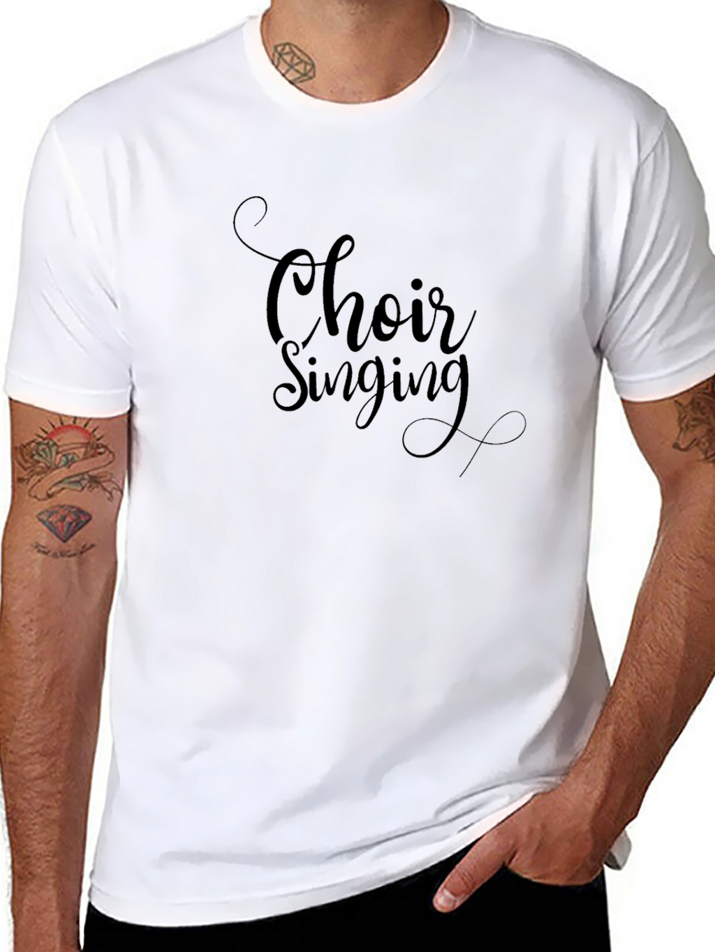 Choir Singing Graphic T-Shirt