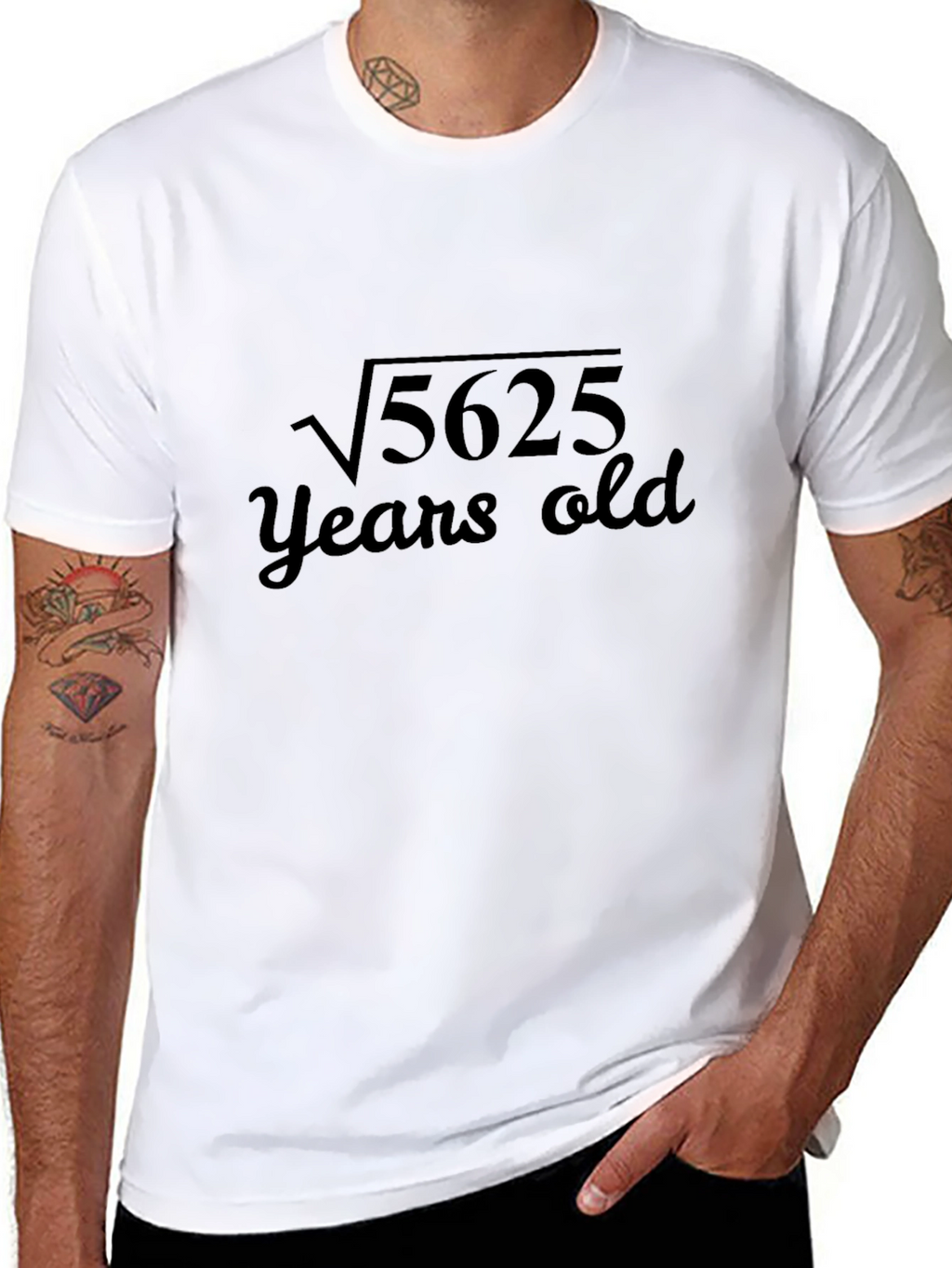 Funny 75 Years Old Math T-Shirt