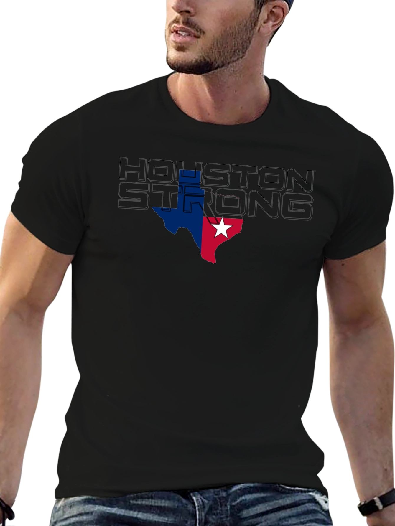 Houston Strong Texas Pride Graphic Tee