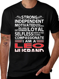 Strong Leo Husband Graphic Tee