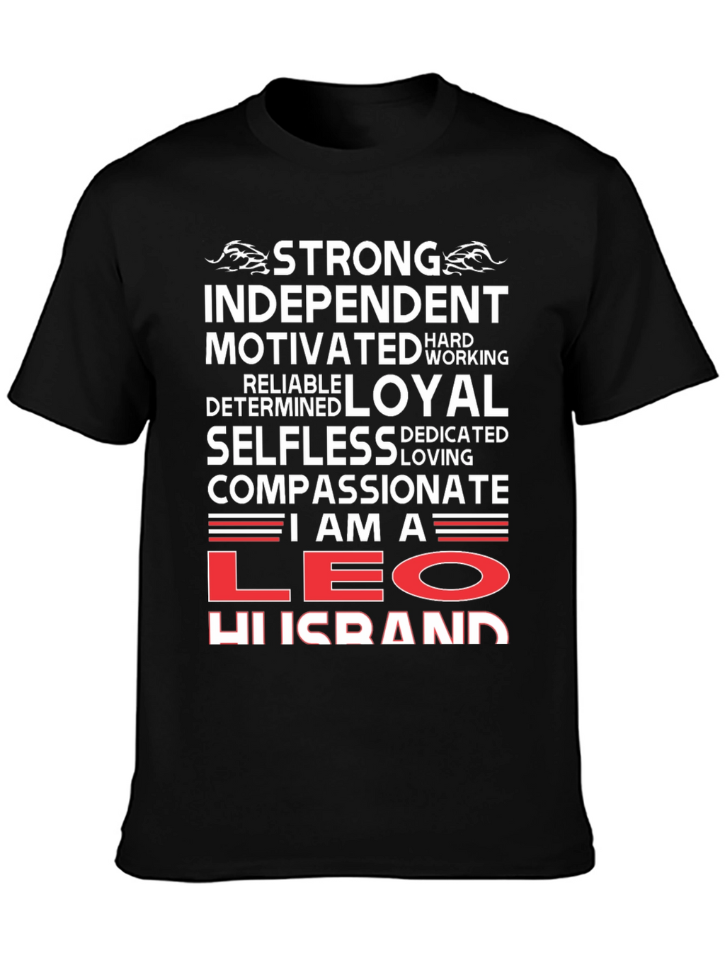 Strong Leo Husband Graphic Tee