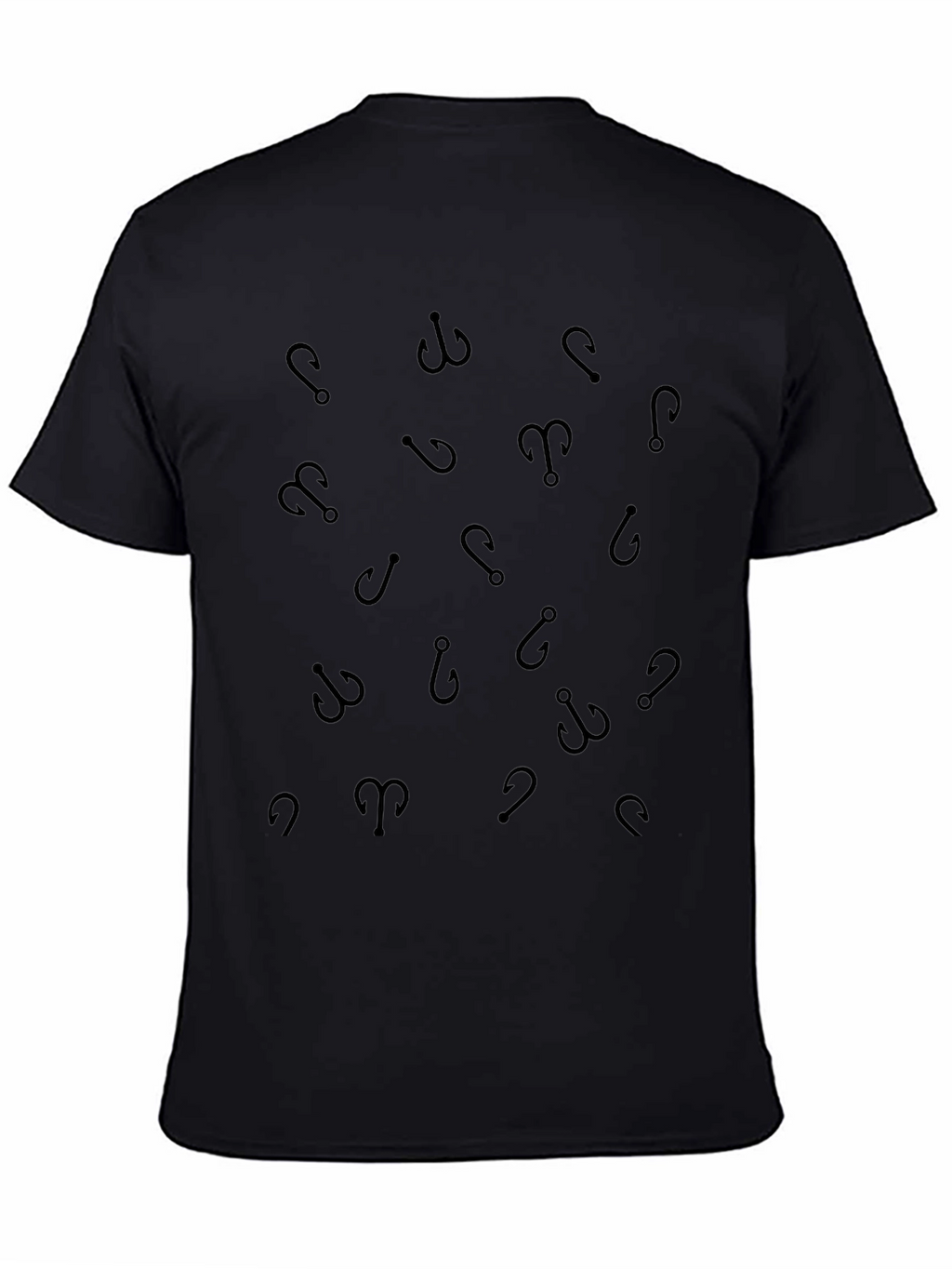 Fishing Hook Pattern Tee - Anglers Style