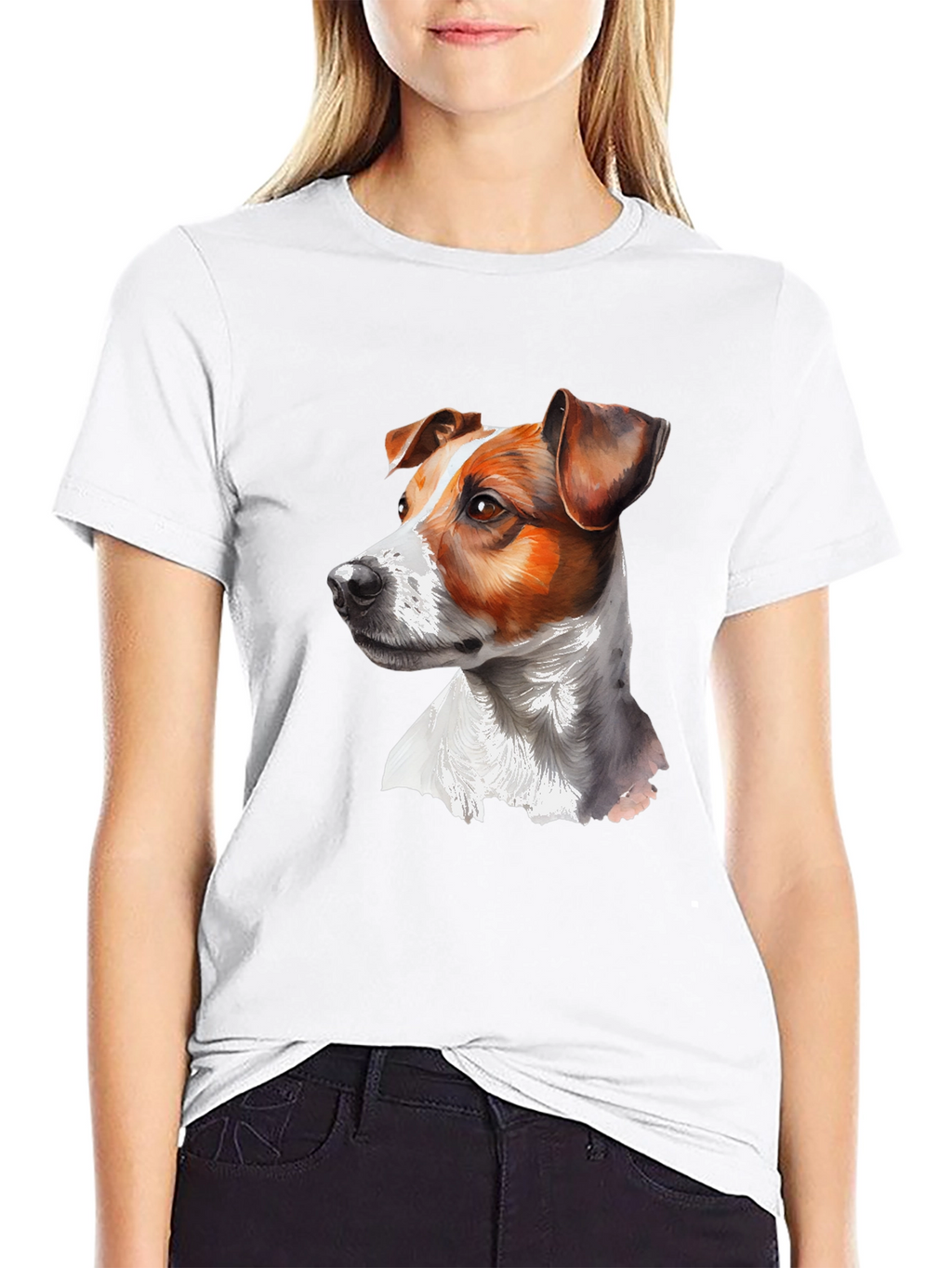 Jack Russell Terrier Graphic Tee - Unisex Black T-Shirt