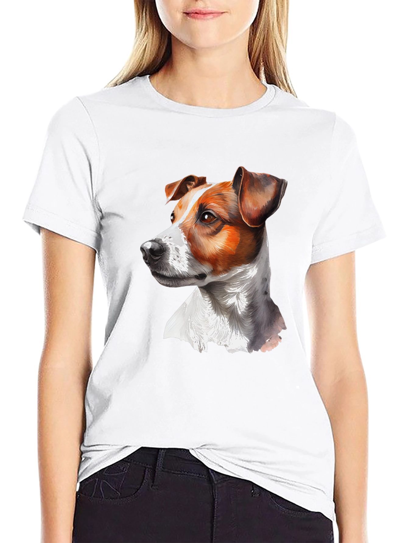 Jack Russell Terrier Graphic Tee - Unisex Black T-Shirt