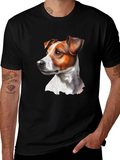 Jack Russell Terrier Graphic Tee - Unisex Black T-Shirt