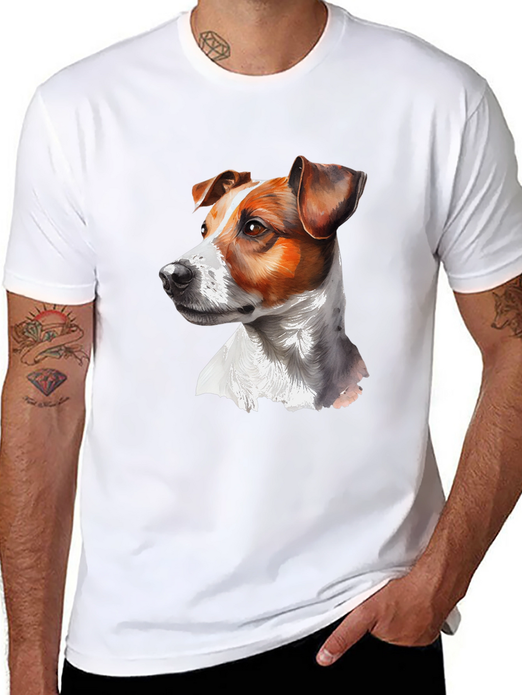 Jack Russell Terrier Graphic Tee - Unisex Black T-Shirt