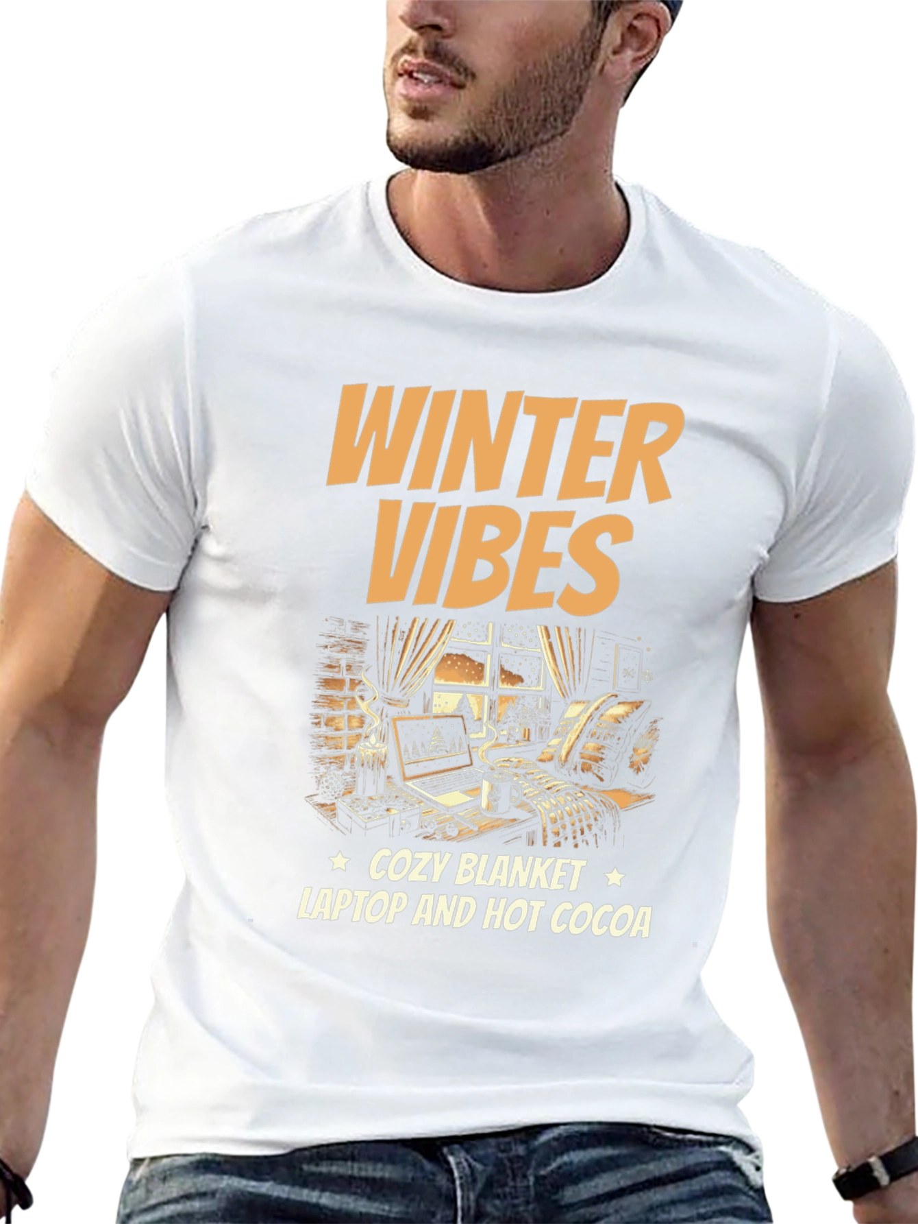 Winter Vibes Cozy T-Shirt