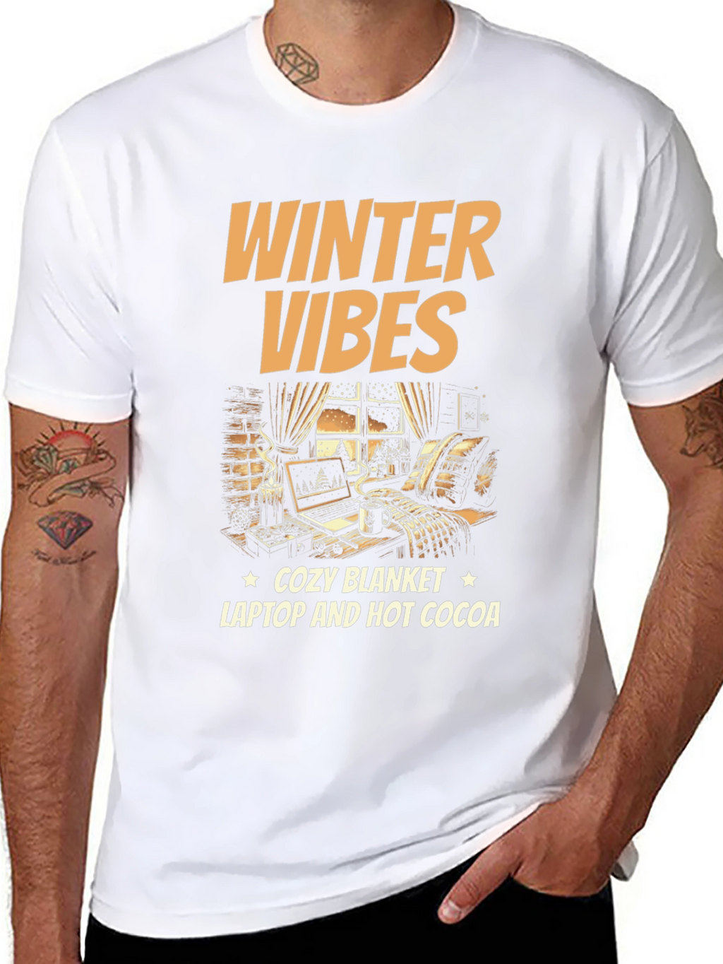 Winter Vibes Cozy T-Shirt