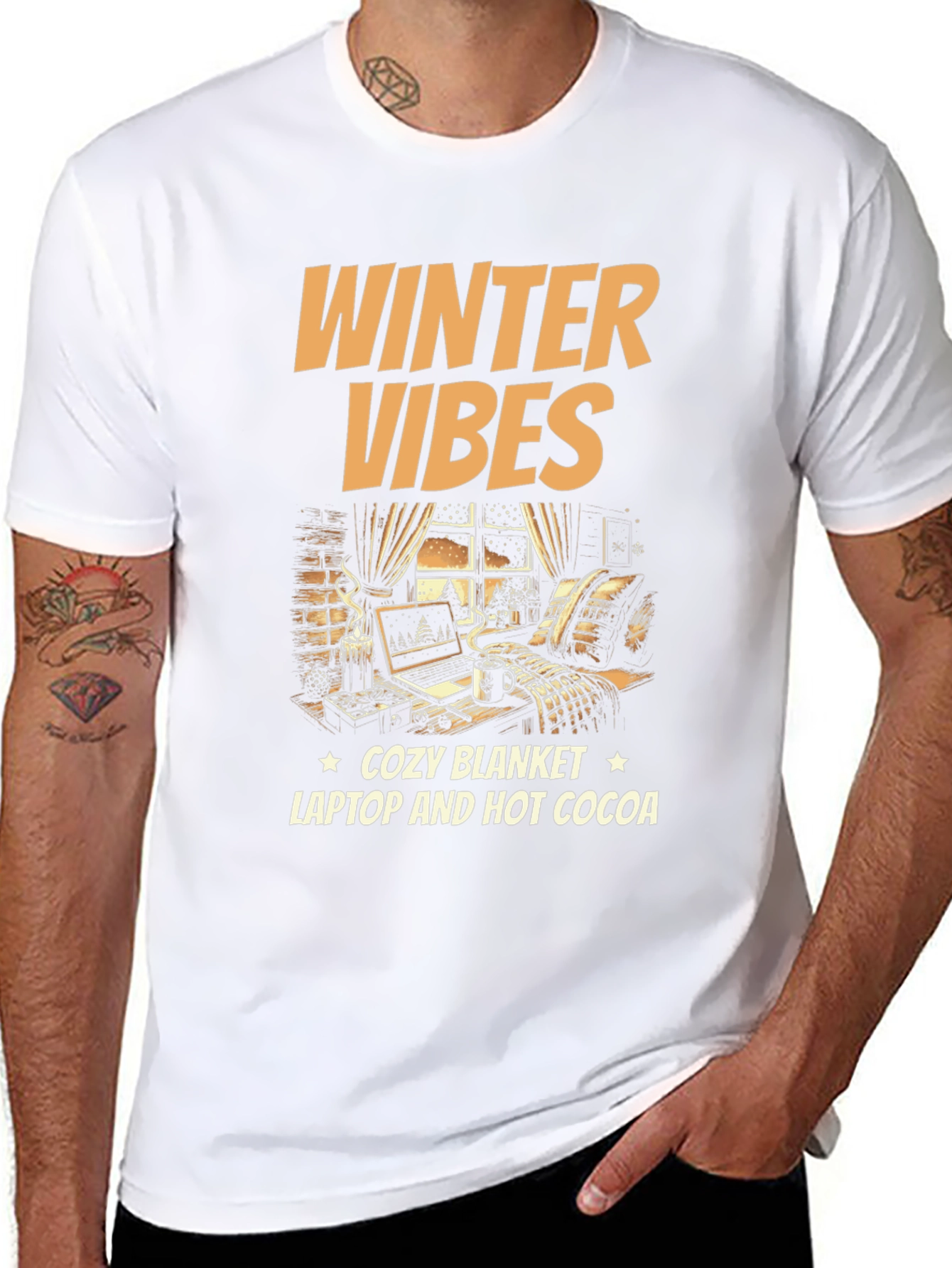 Winter Vibes Cozy T-Shirt